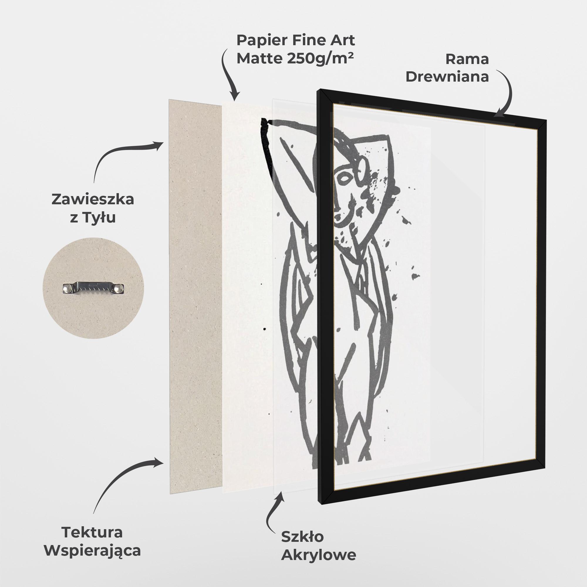 Plakat w Ramie Nude mockup 1