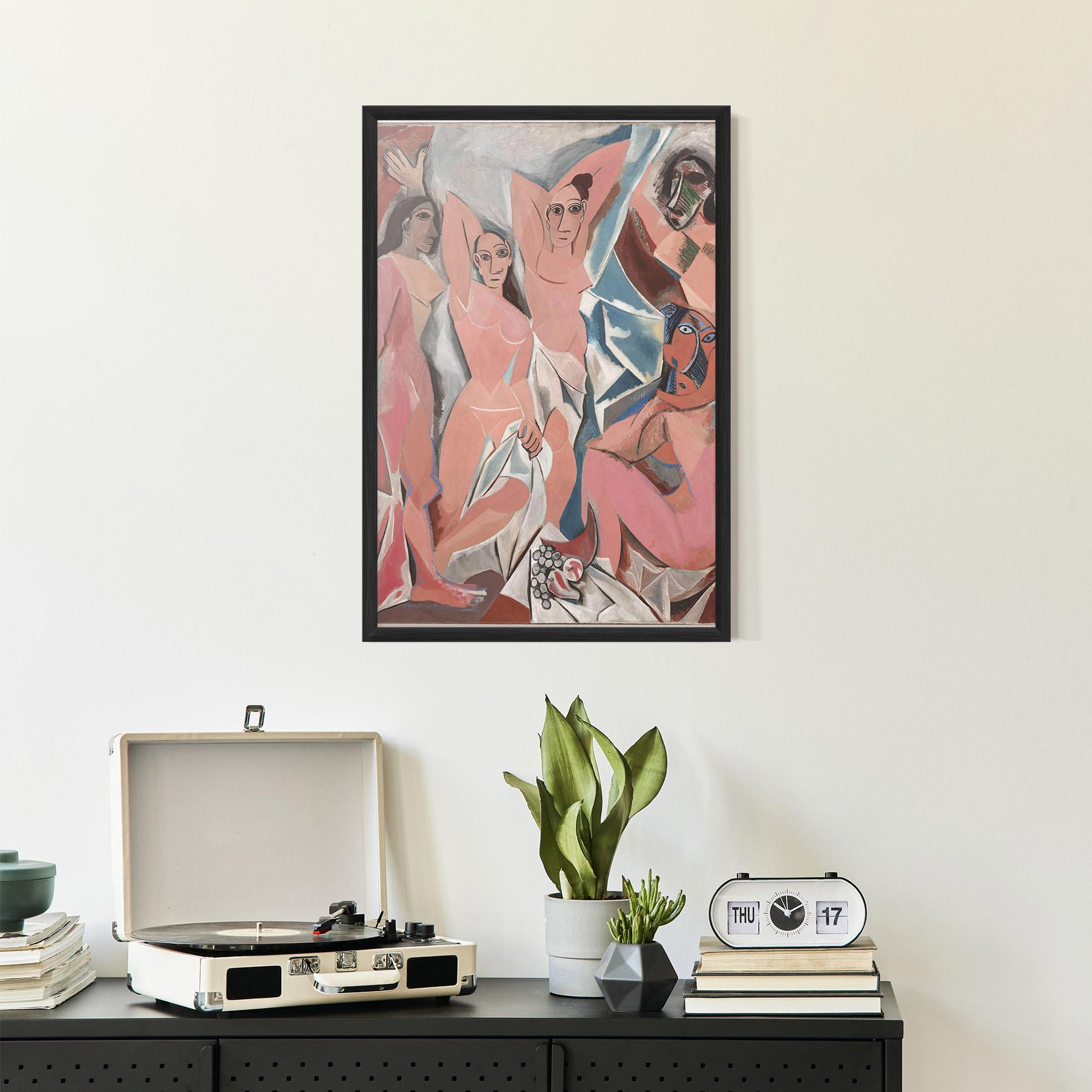 Plakat w Ramie Les Demoiselles mockup 2