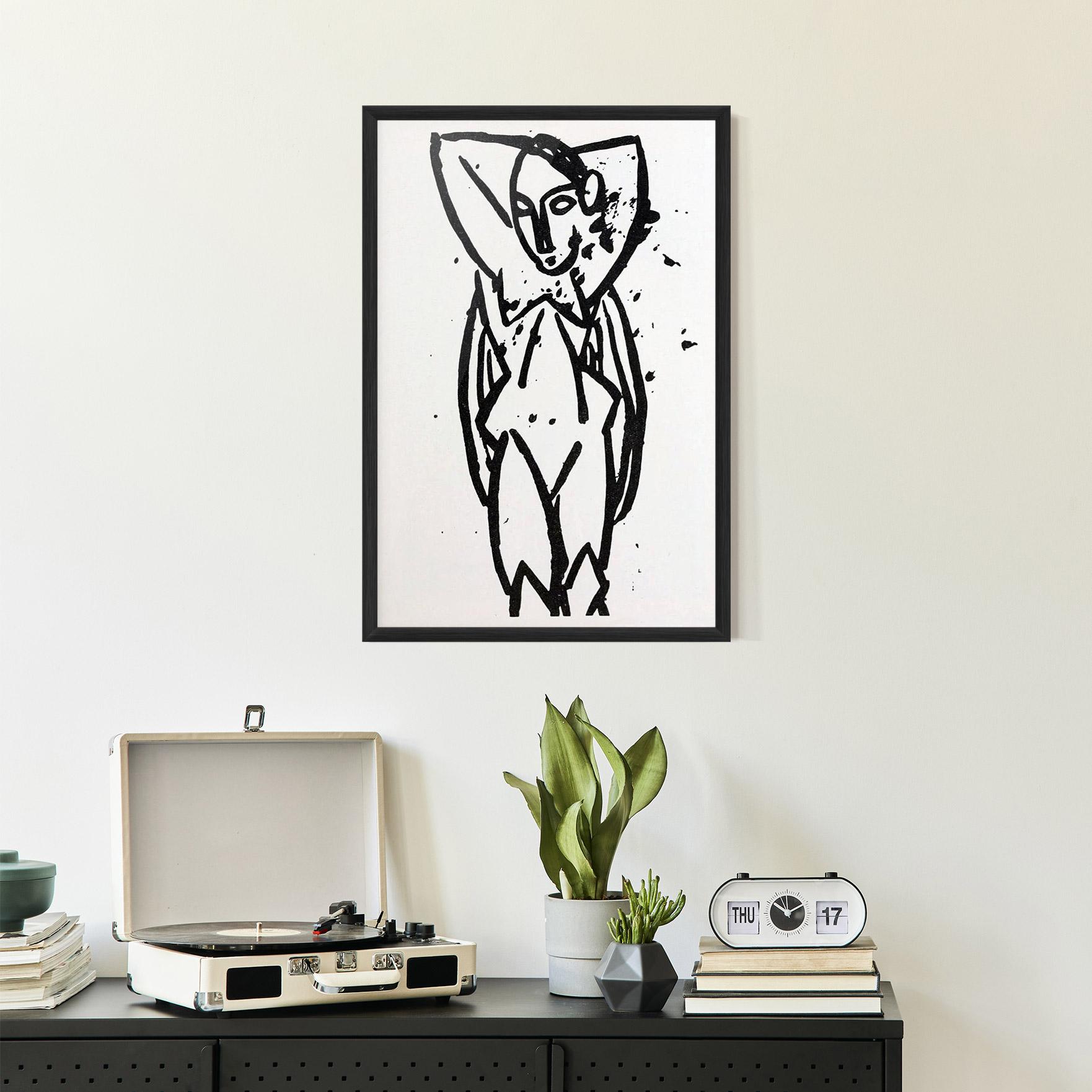 Plakat w Ramie Nude mockup 2