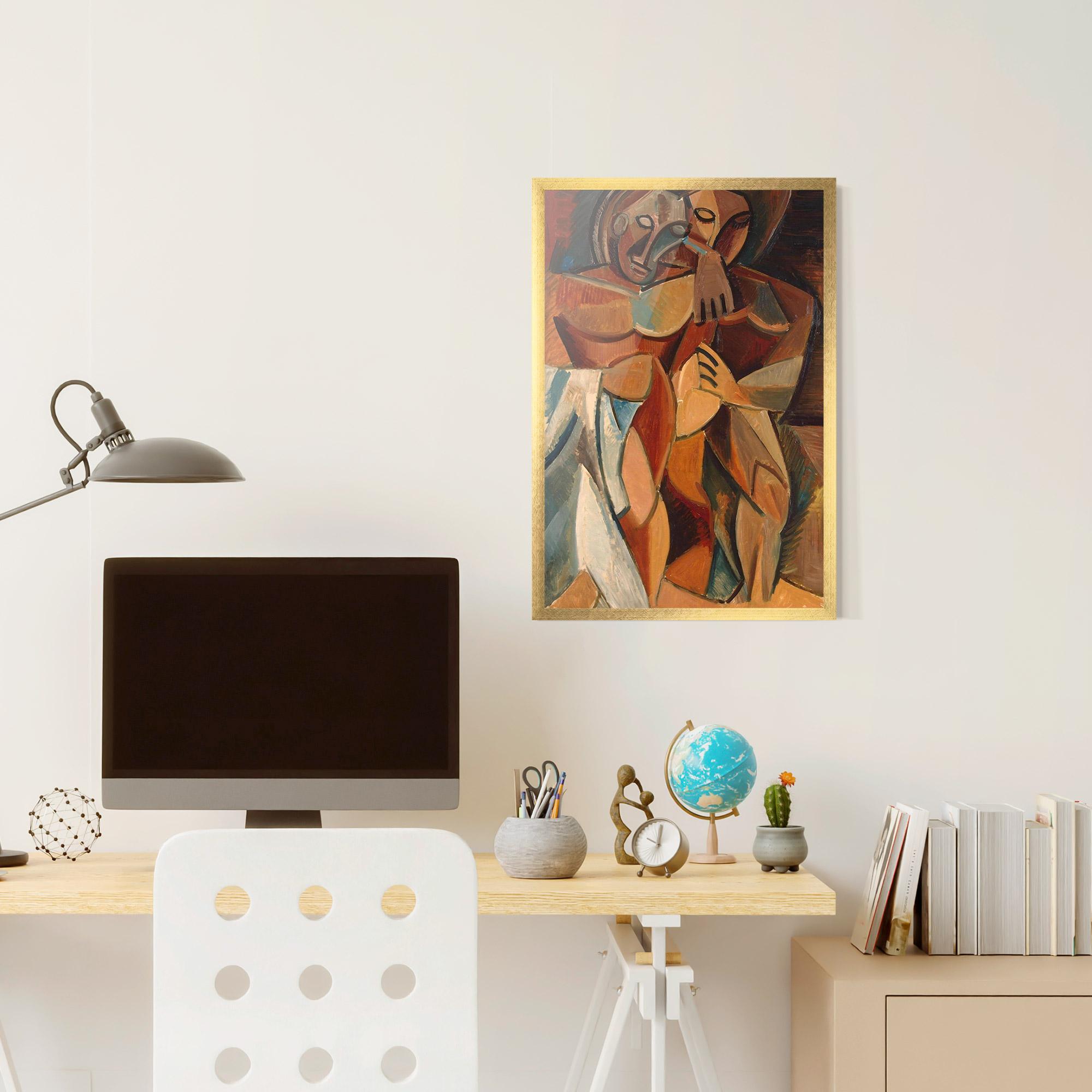 Plakat w Ramie Friendship Two Nudes mockup 6