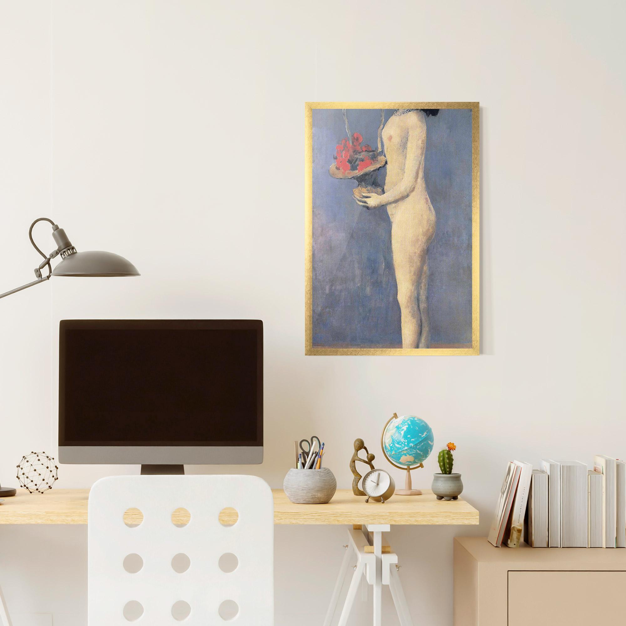 Plakat w Ramie Le Panier Fleuri mockup 6