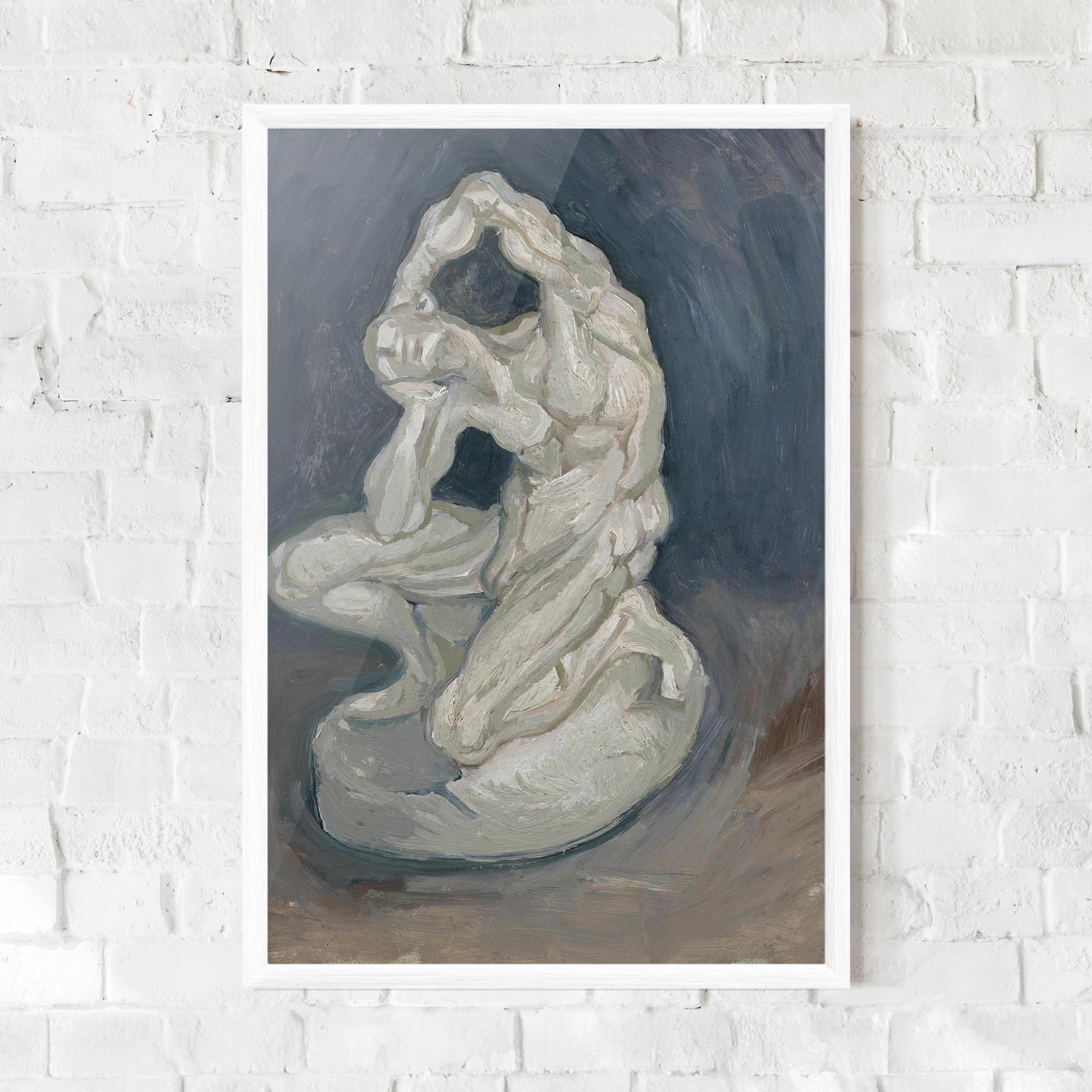 Plakat w Ramie Geknielde Spierman mockup 0