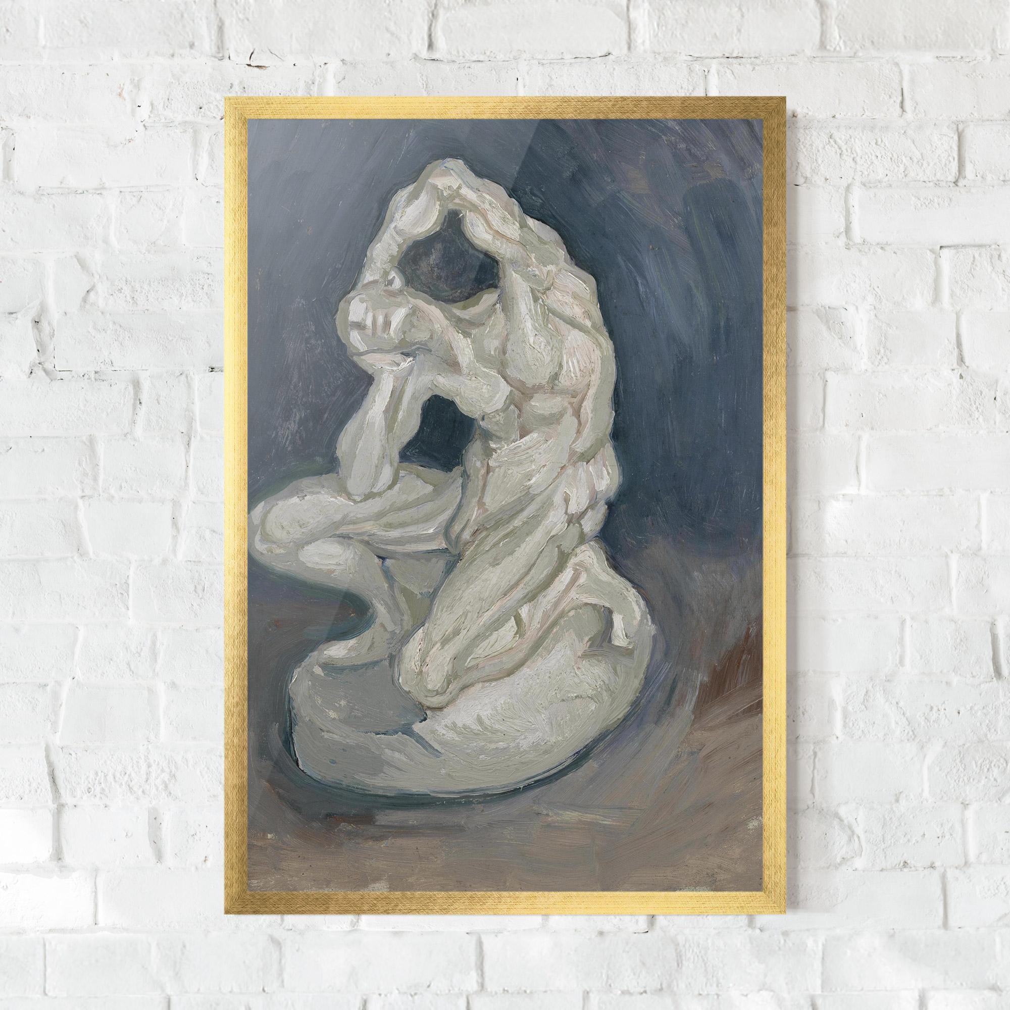 Plakat w Ramie Geknielde Spierman mockup 0