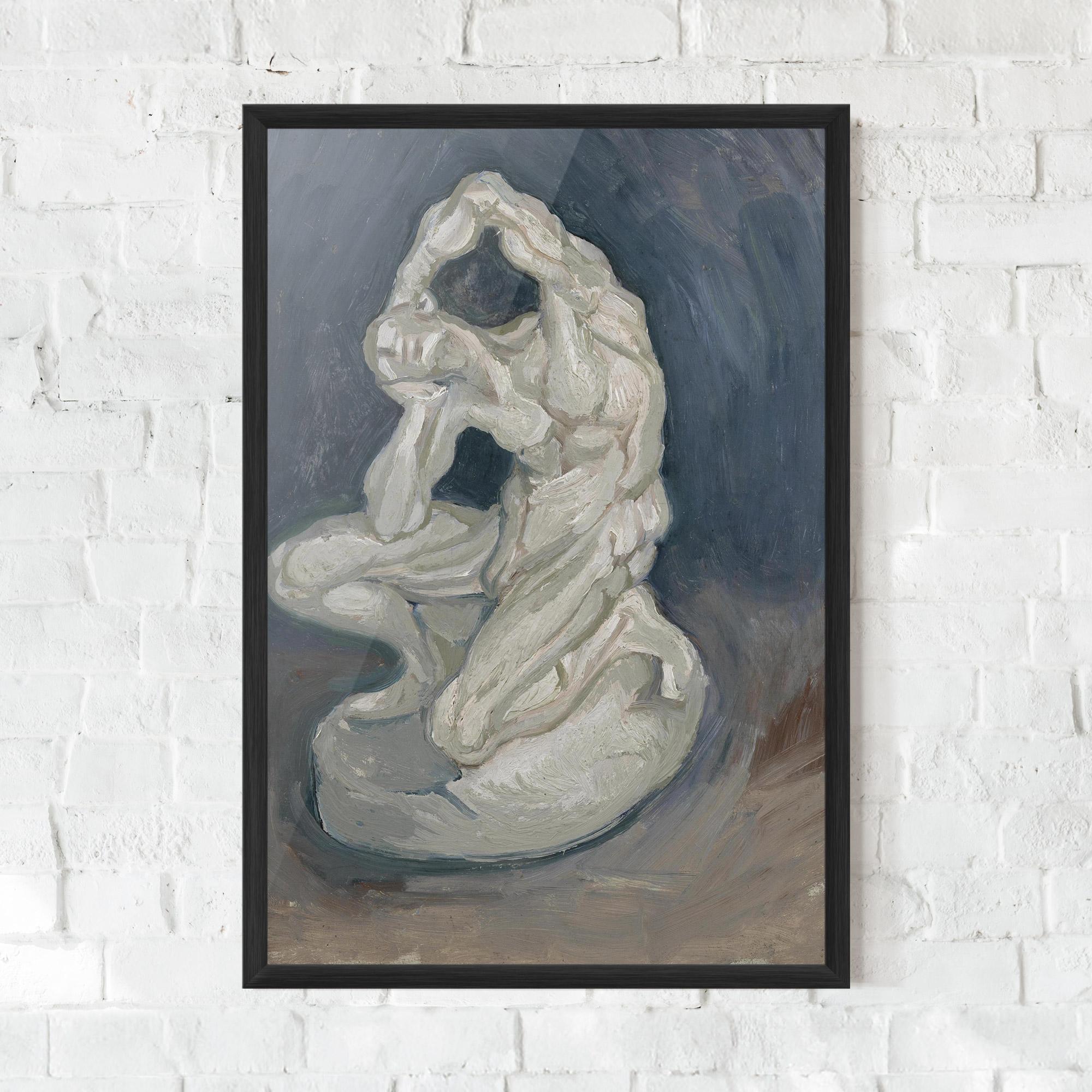 Plakat w Ramie Geknielde Spierman mockup 0