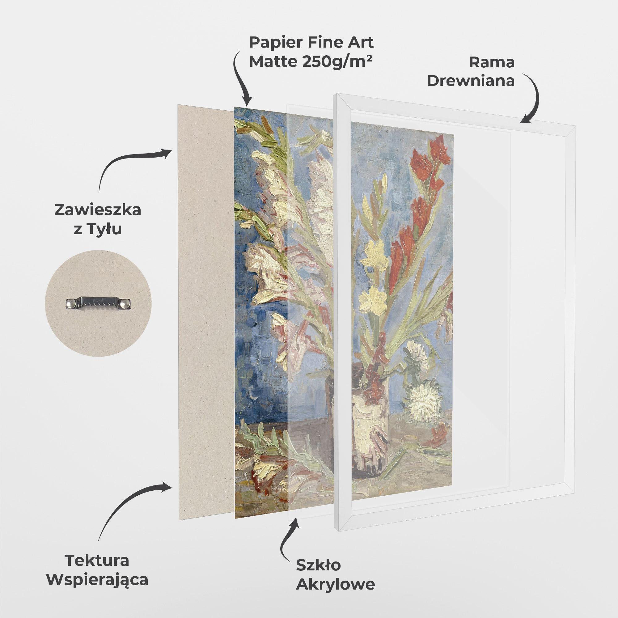 Plakat w Ramie Tuingladiolen mockup 1