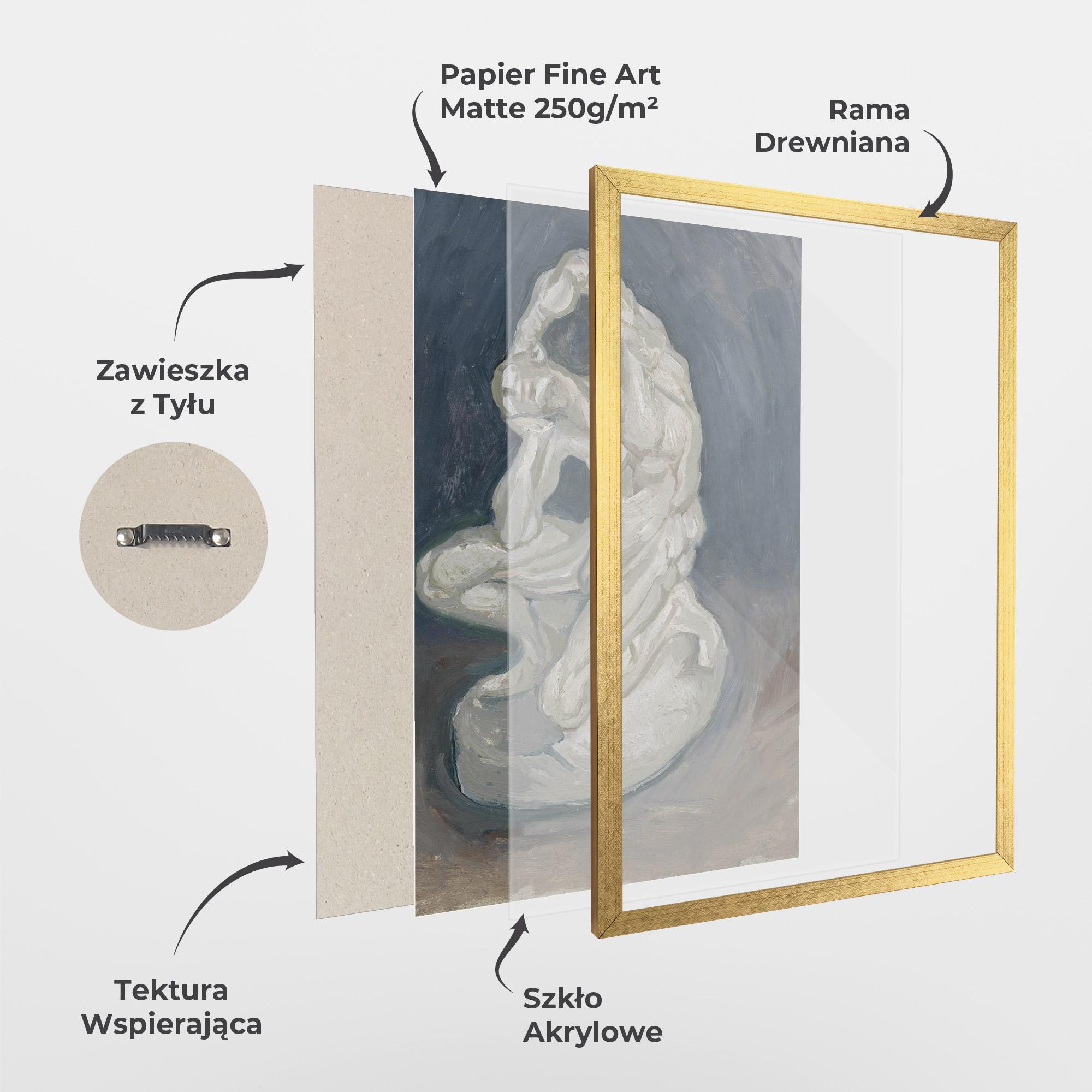 Plakat w Ramie Geknielde Spierman mockup 1