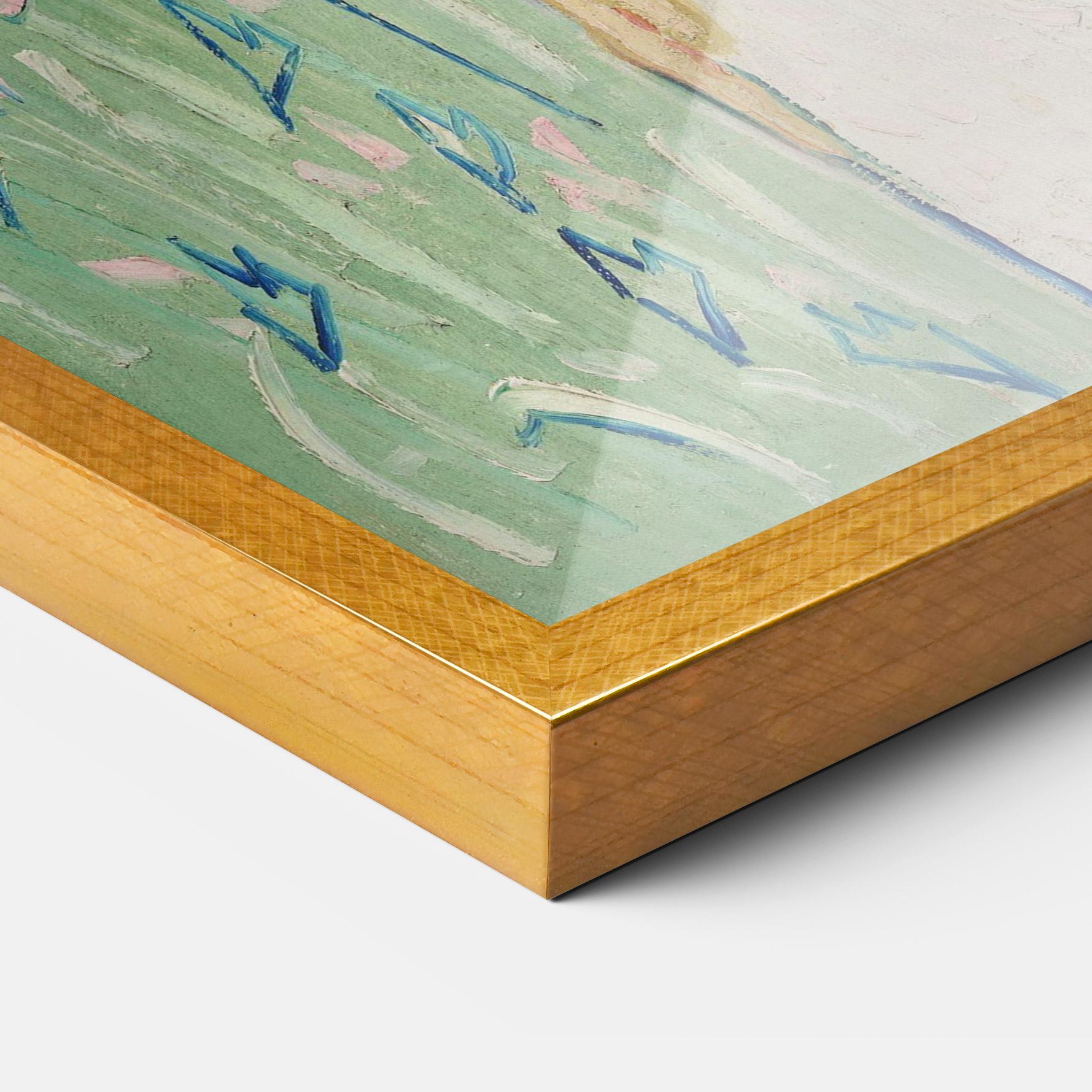 Plakat w Ramie Girl In White mockup 3