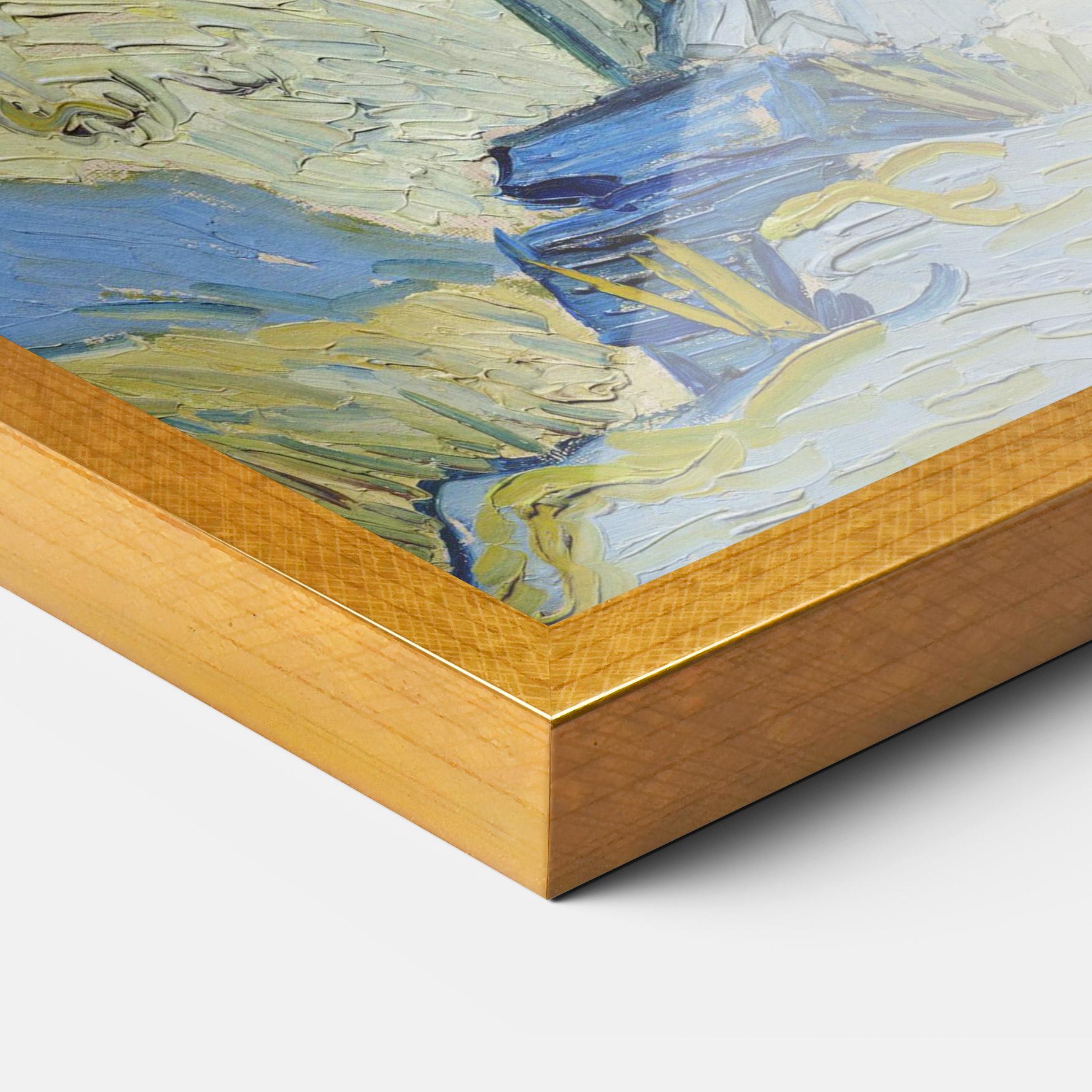 Plakat w Ramie Poplars At Saint Remy mockup 3