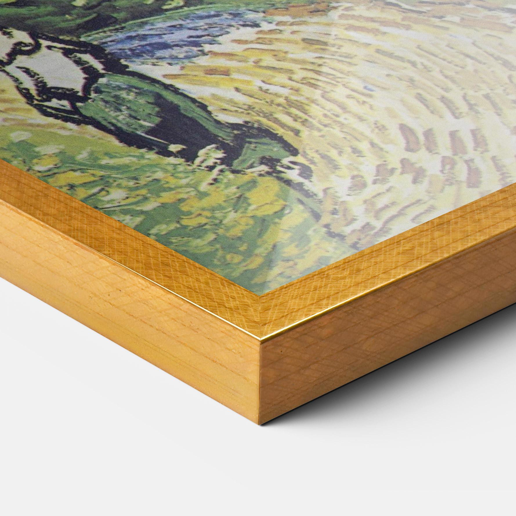 Plakat w Ramie The Church At Auvers mockup 3