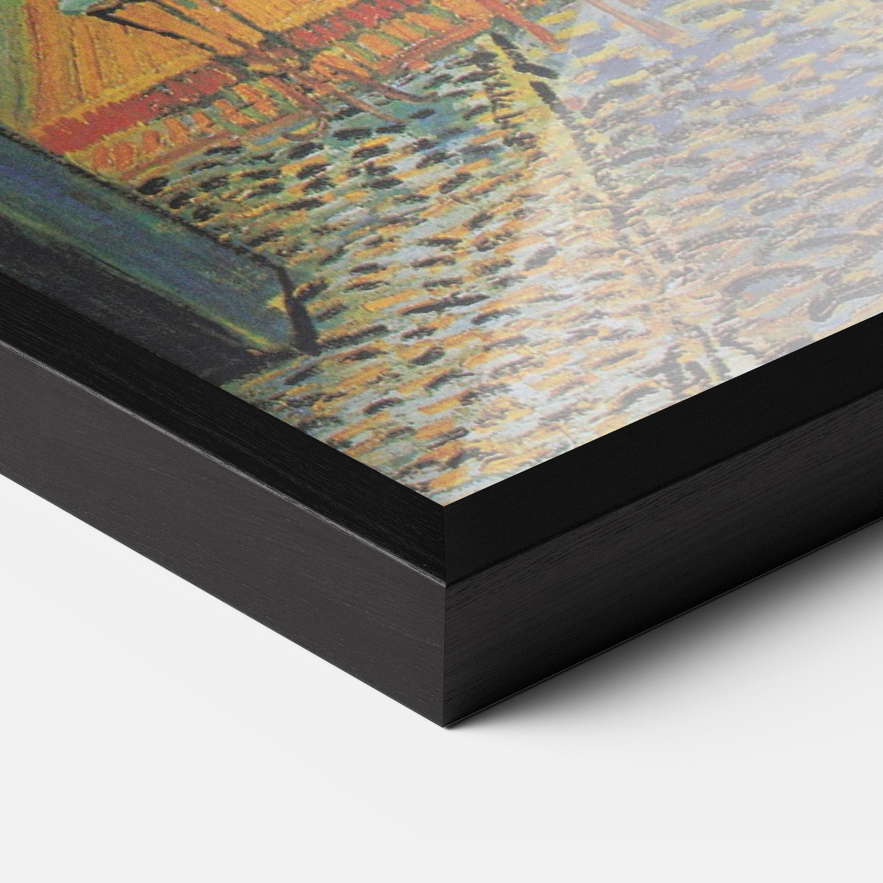 Plakat w Ramie Cafe Terrace At Night mockup 3