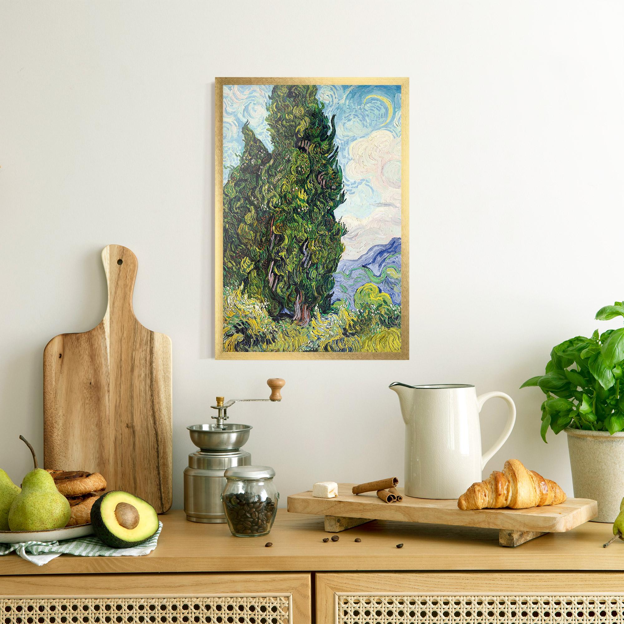 Plakat w Ramie Cypresses mockup 8