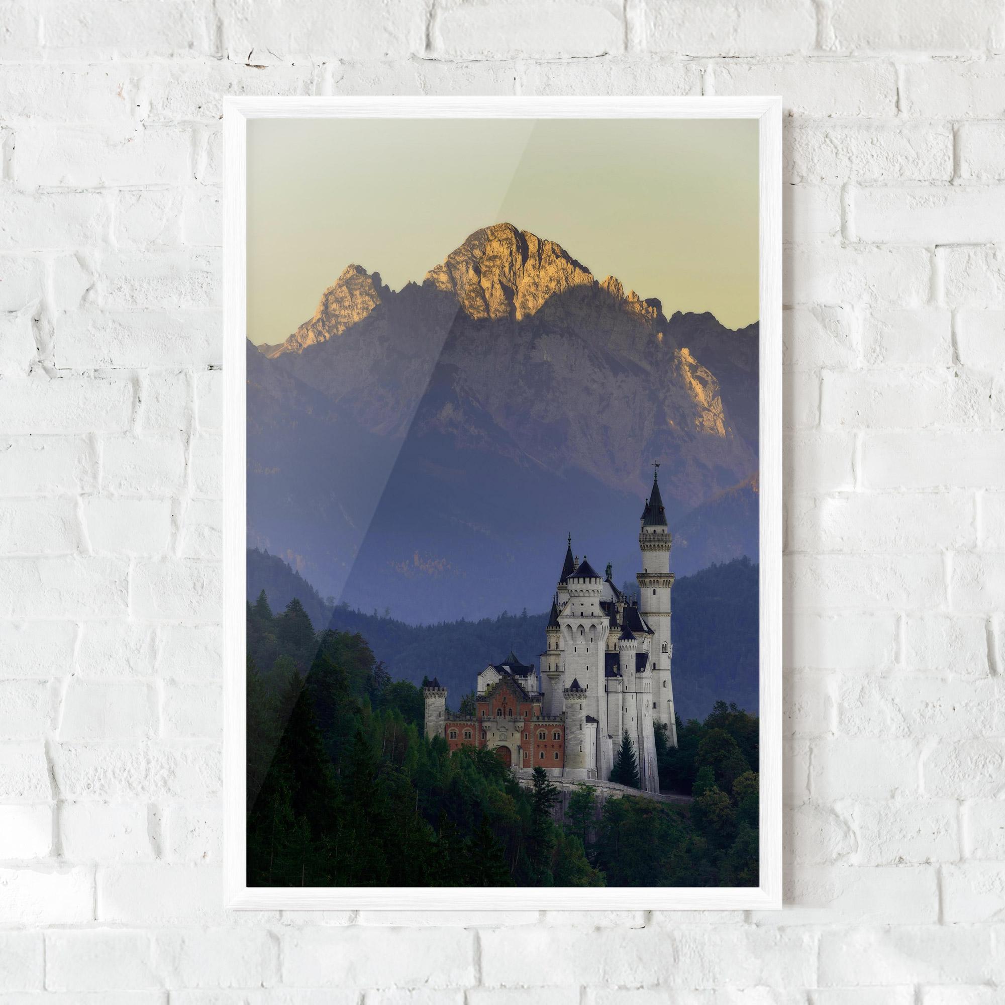 Plakat w Ramie Neuschwanstein Castle mockup 0