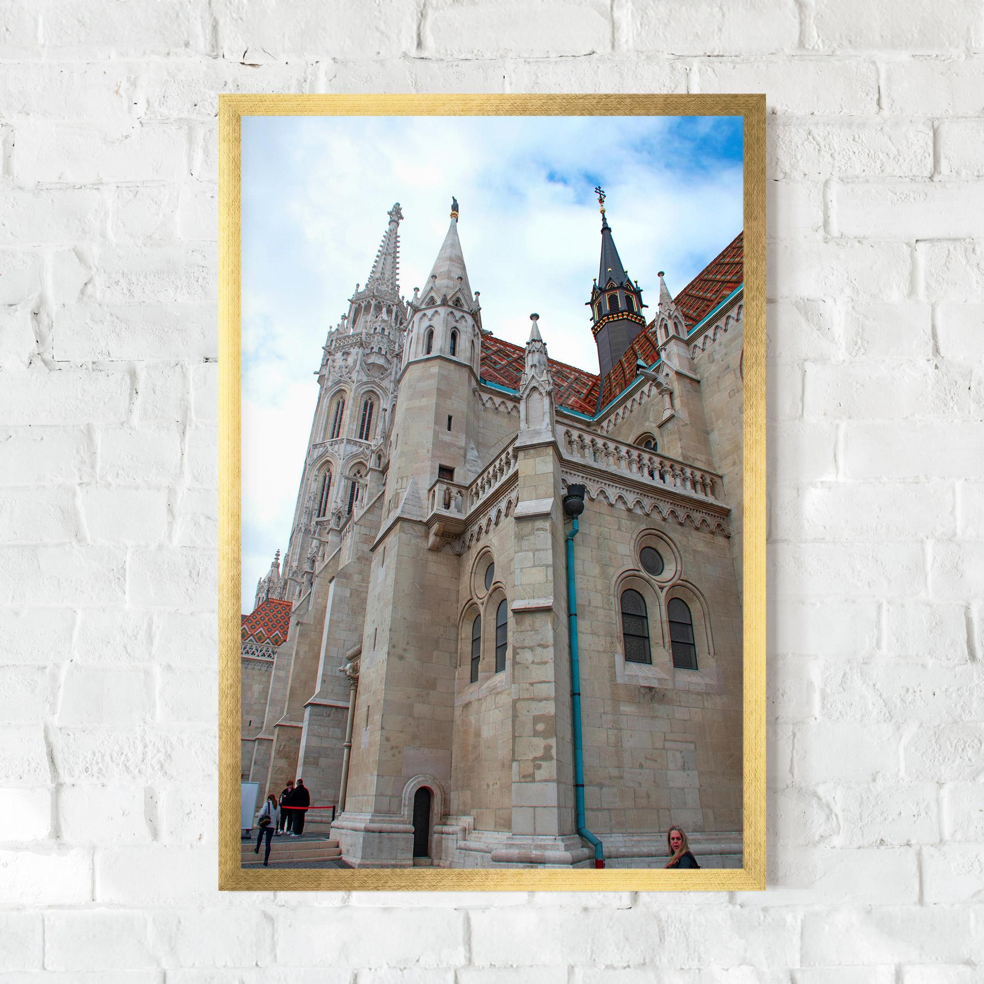 Plakat w Ramie Old Building mockup 0