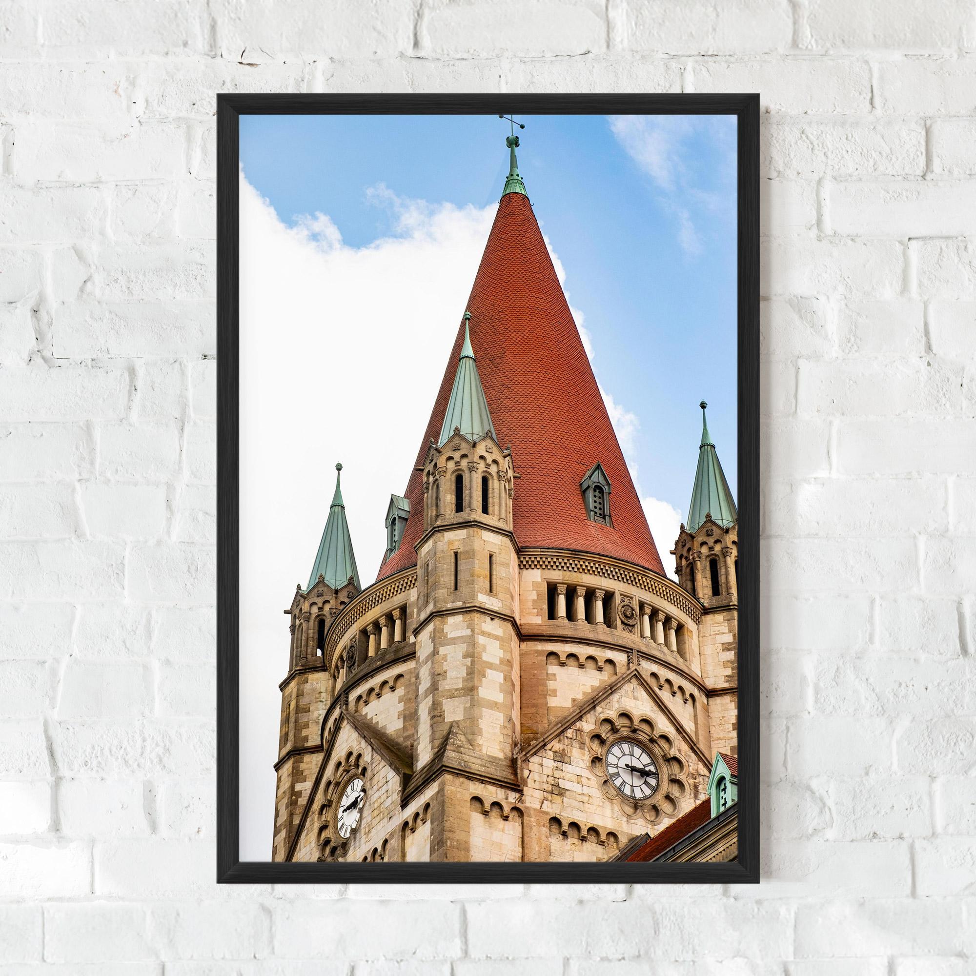 Plakat w Ramie Church Vienna mockup 0