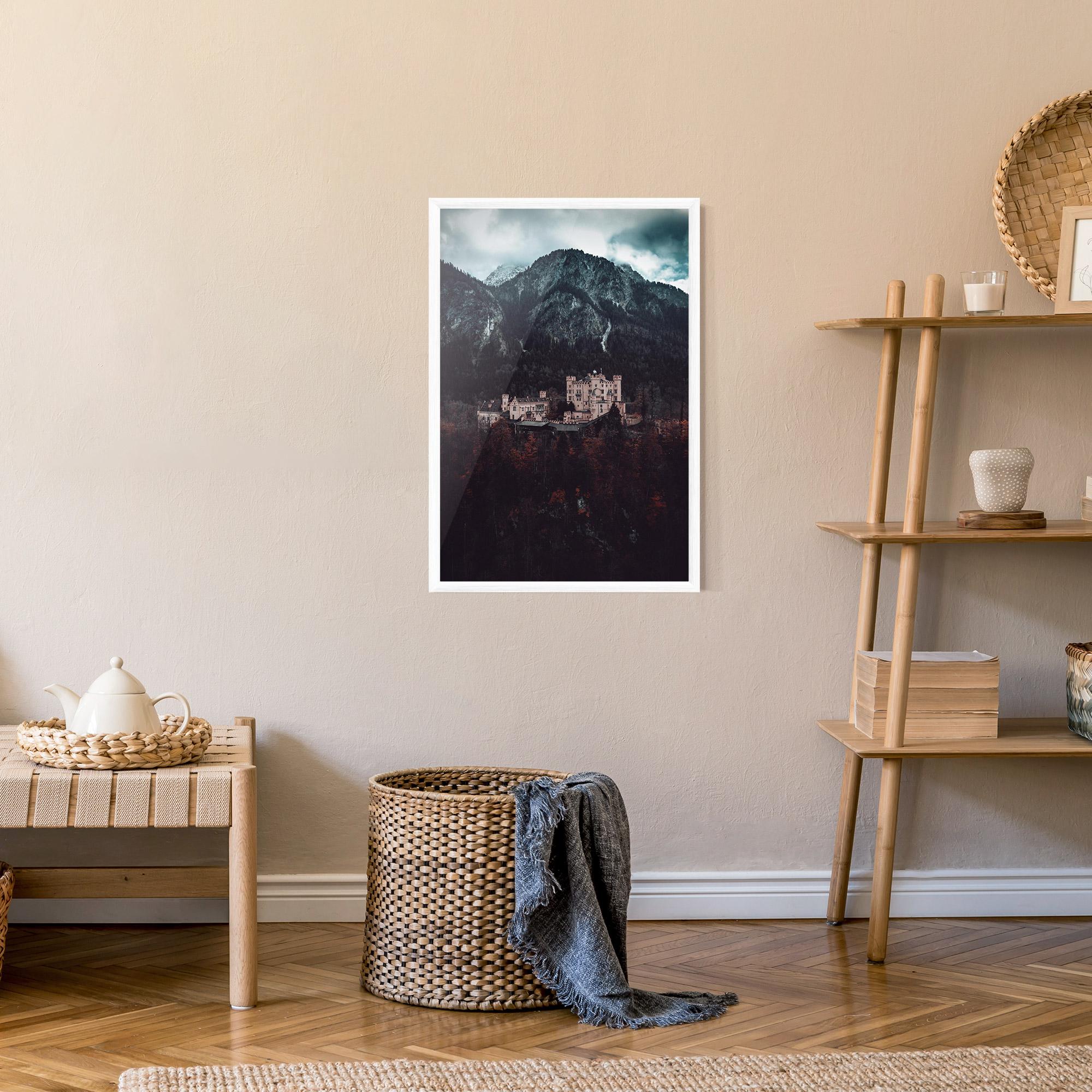 Plakat w Ramie Forest Castle mockup 9