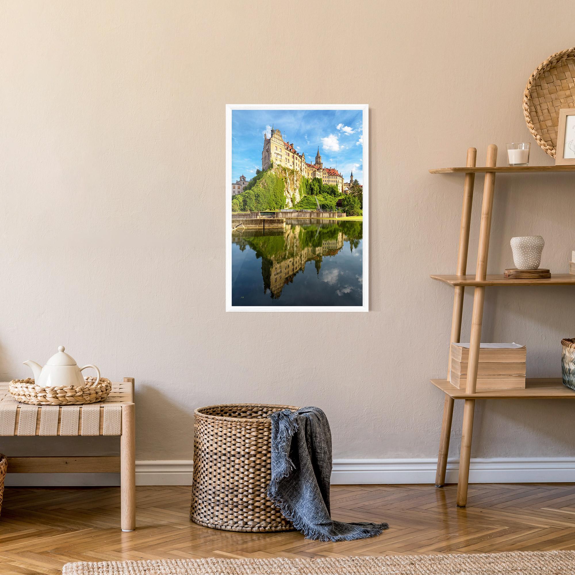 Plakat w Ramie Sigmaringen Castle Germany mockup 9