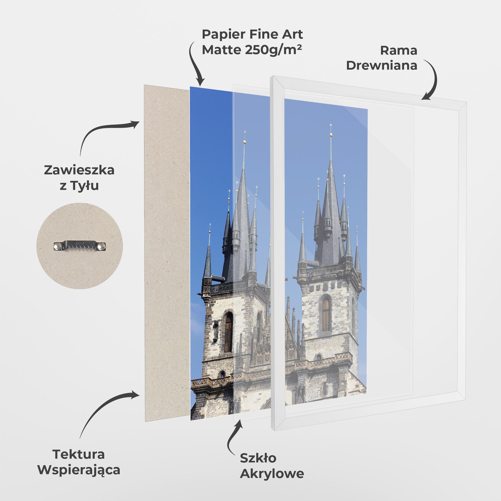 Plakat w Ramie Bohemian Church mockup 1