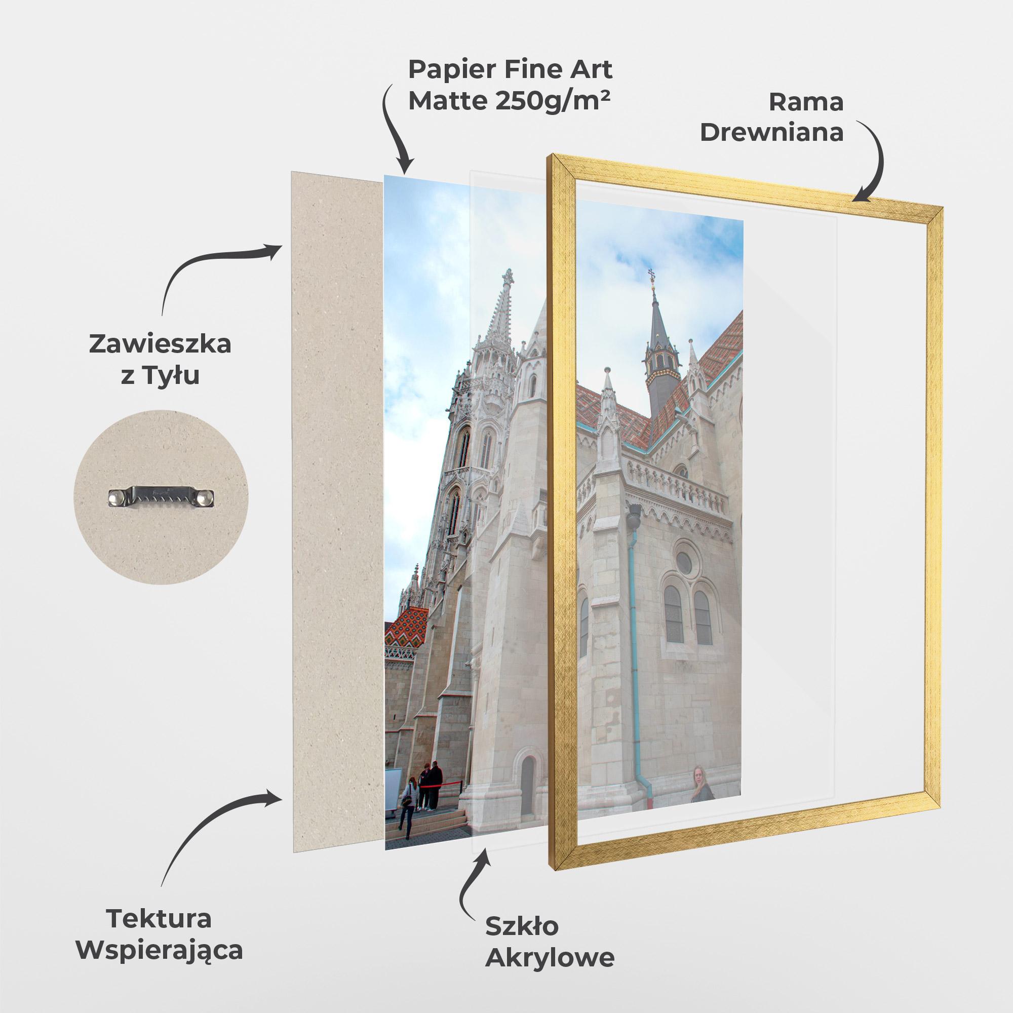 Plakat w Ramie Old Building mockup 1