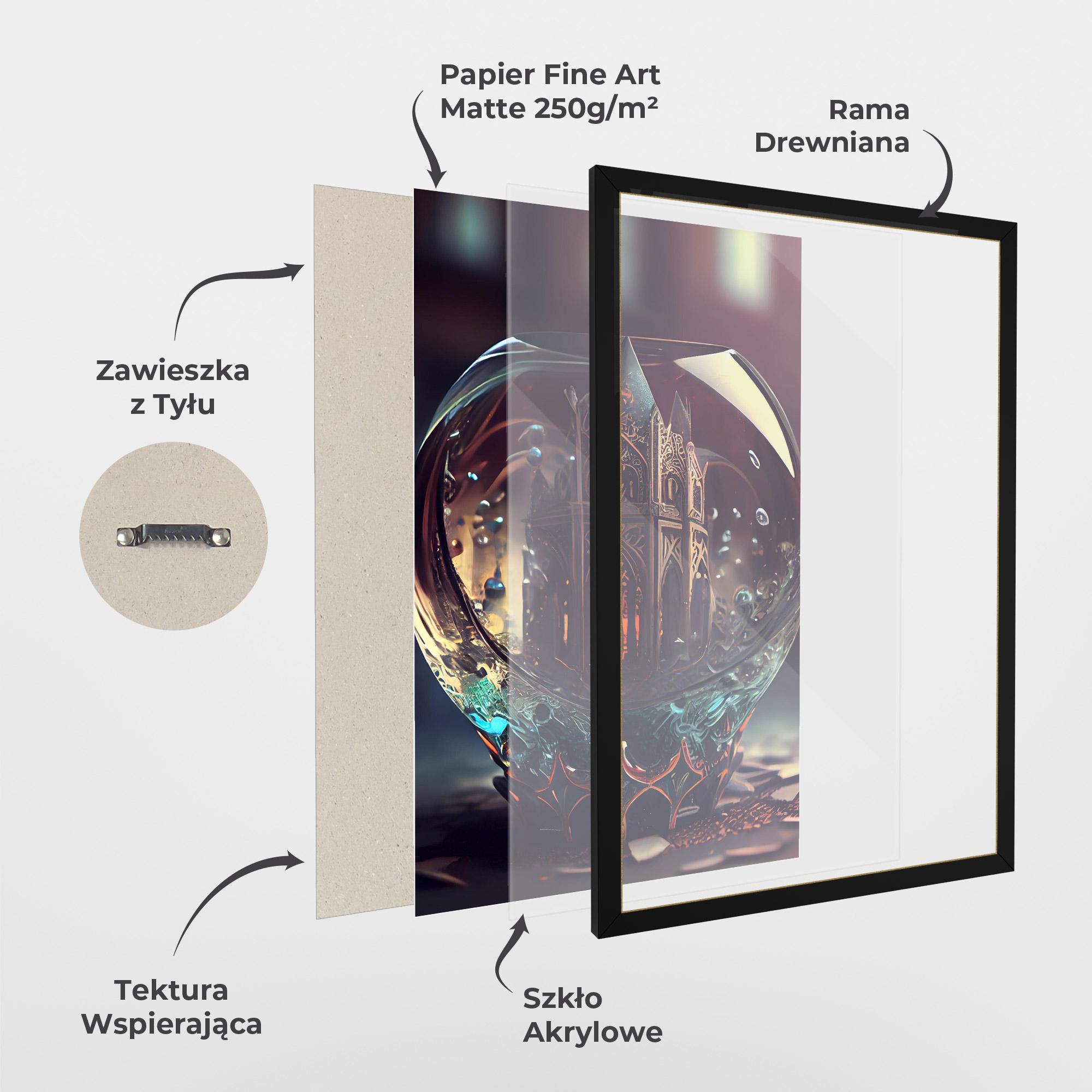 Plakat w Ramie Church Ball mockup 1