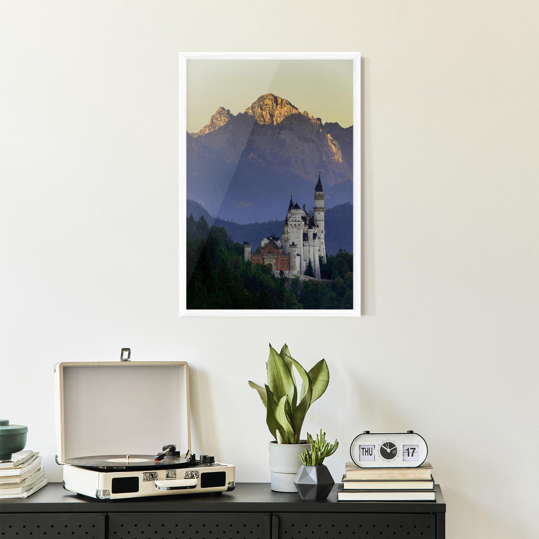 Plakat w Ramie Neuschwanstein Castle mockup 2