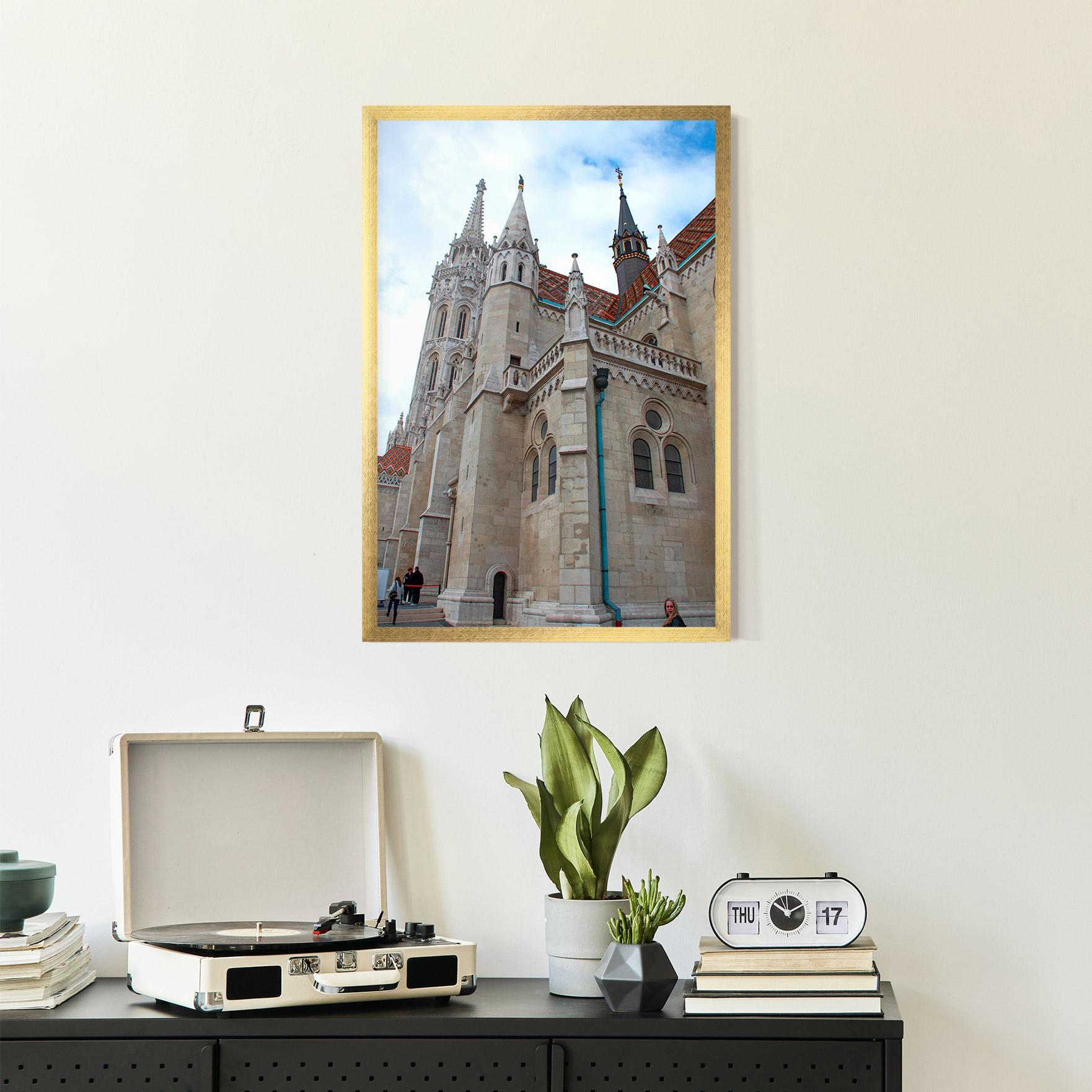 Plakat w Ramie Old Building mockup 2