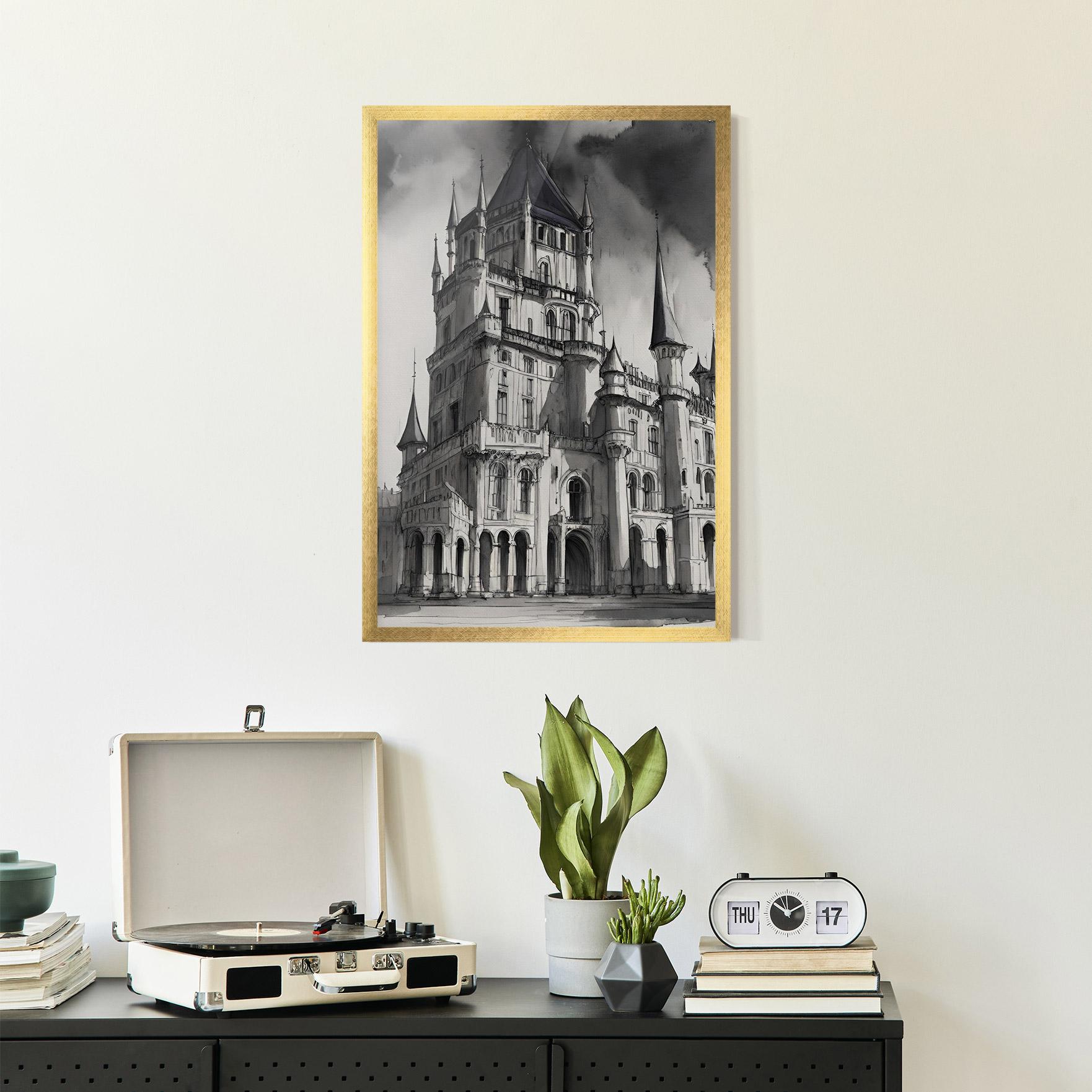 Plakat w Ramie Palace Versailles mockup 2