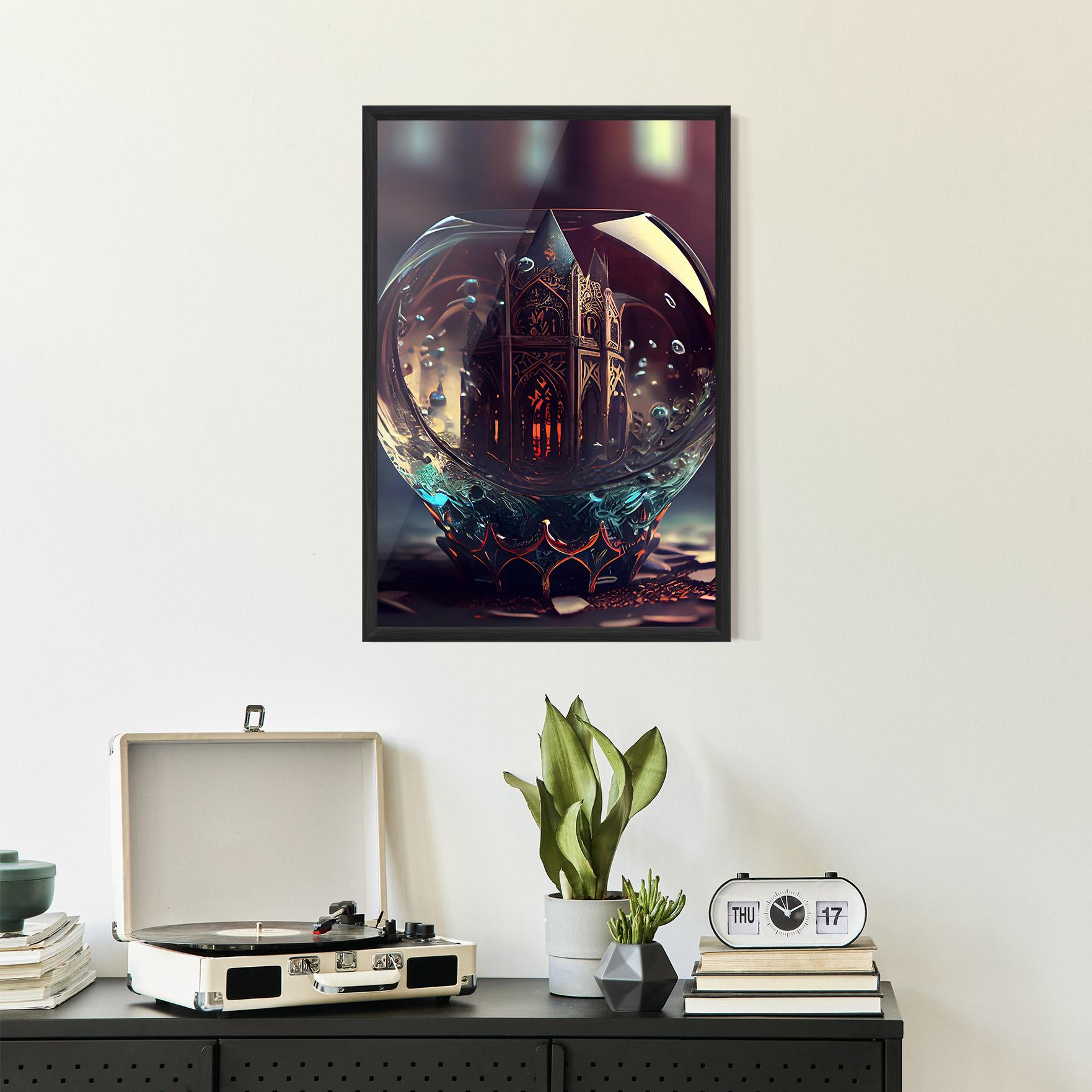 Plakat w Ramie Church Ball mockup 2