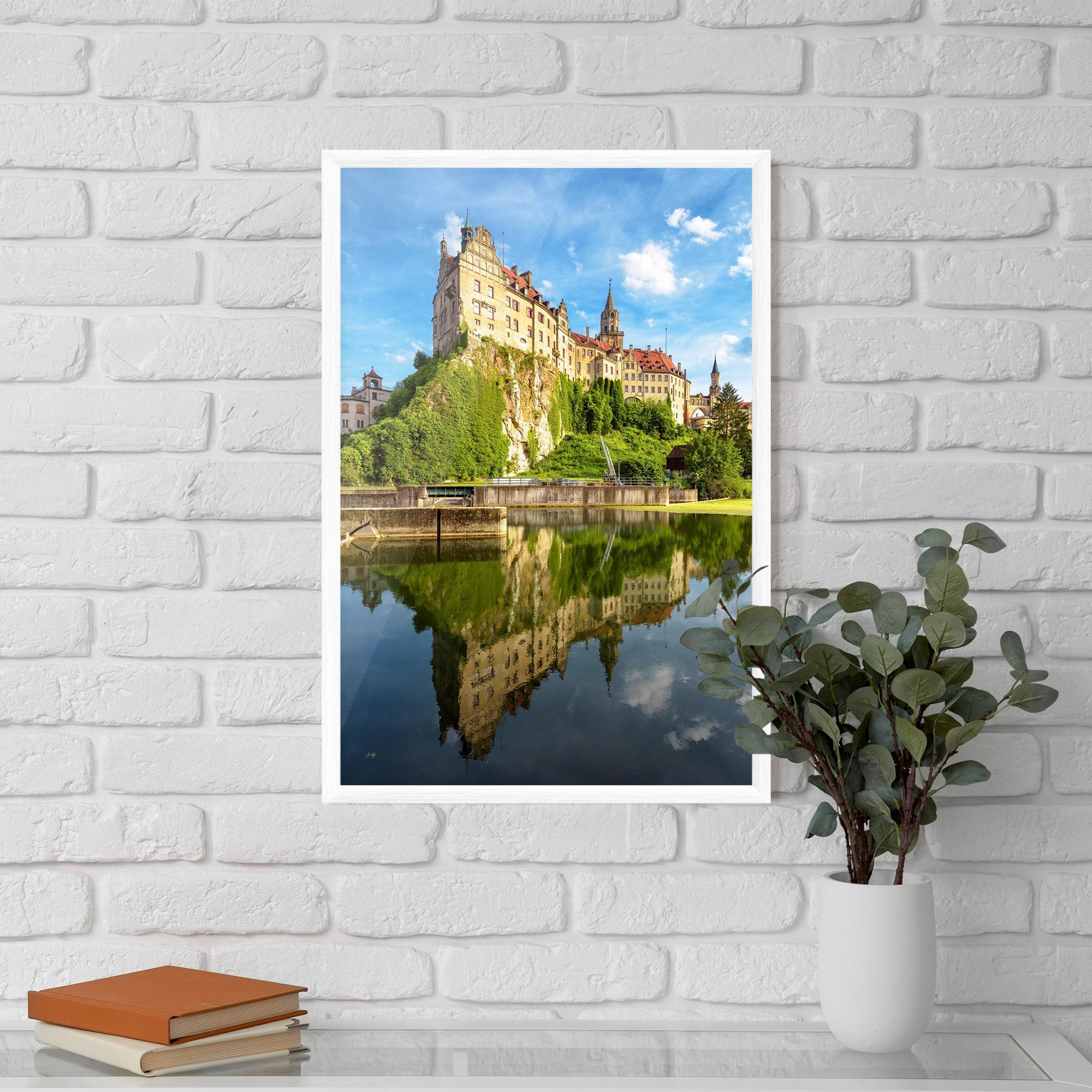 Plakat w Ramie Sigmaringen Castle Germany mockup 5