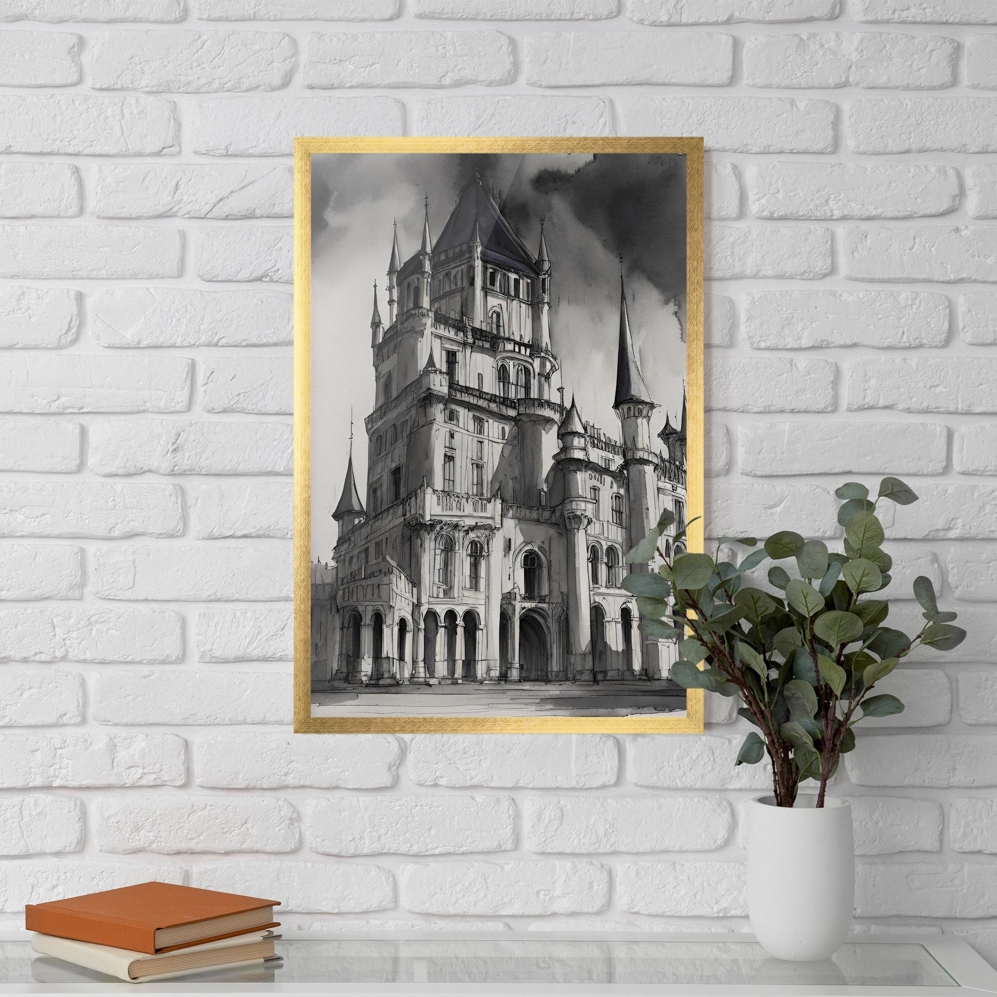 Plakat w Ramie Palace Versailles mockup 5