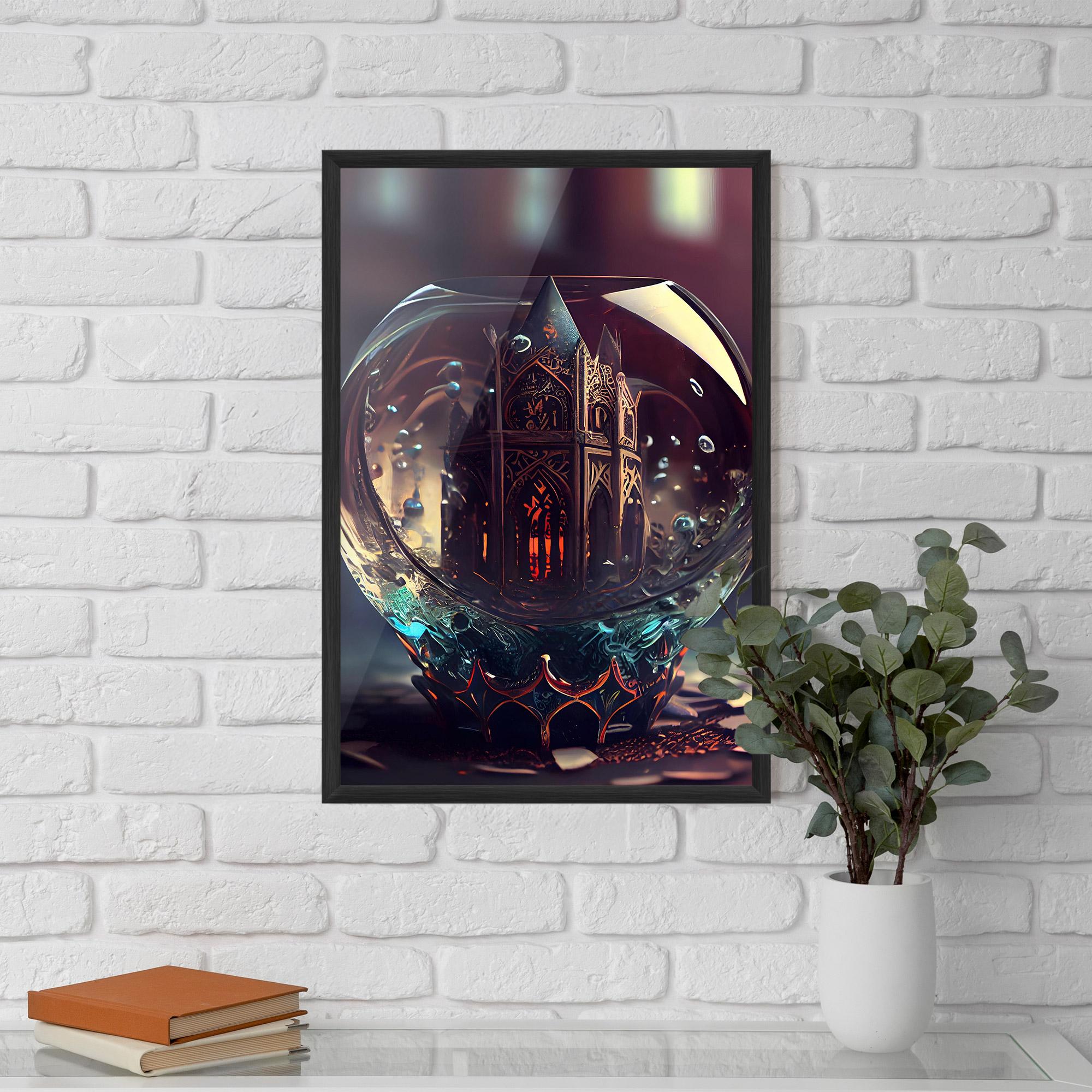 Plakat w Ramie Church Ball mockup 5