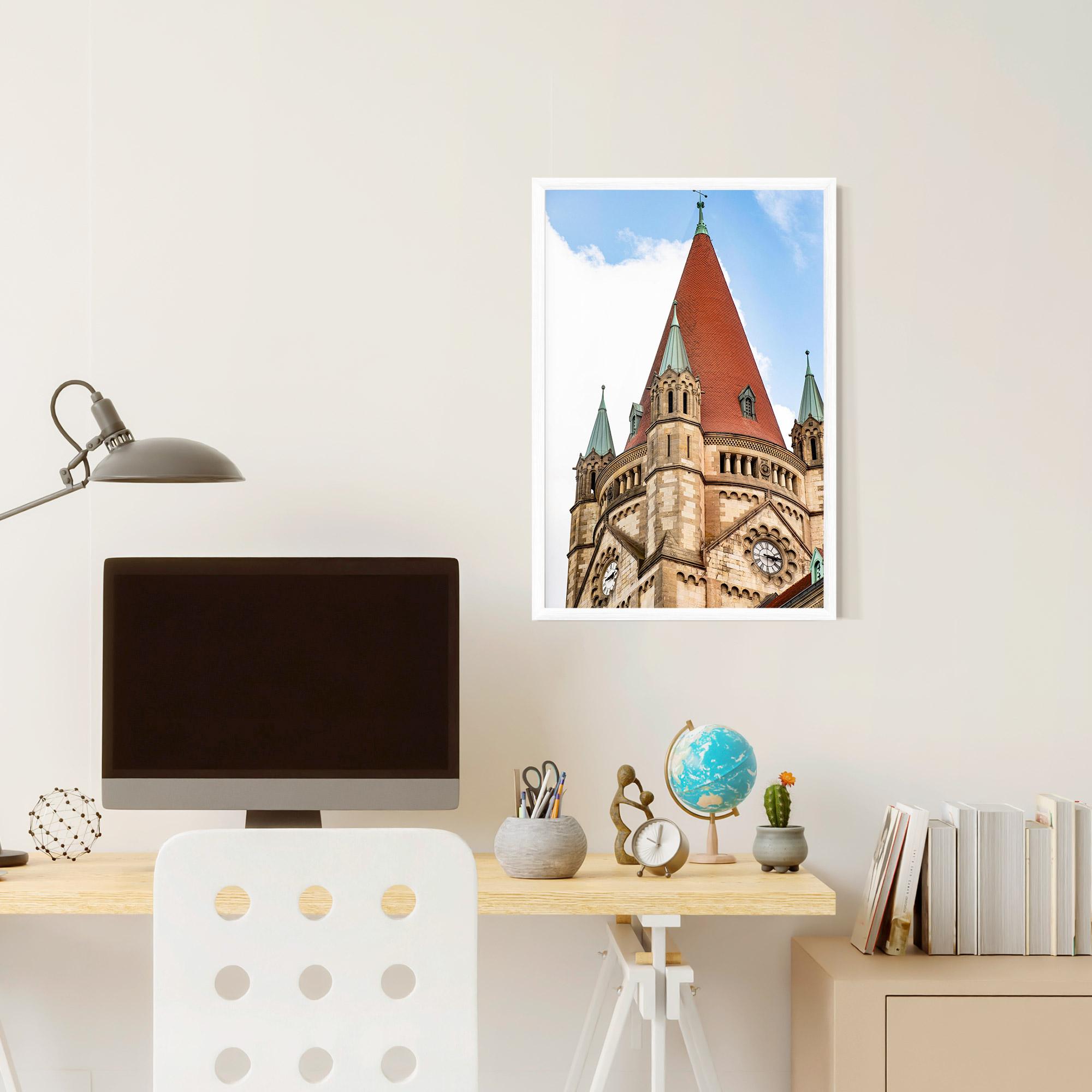 Plakat w Ramie Church Vienna mockup 6