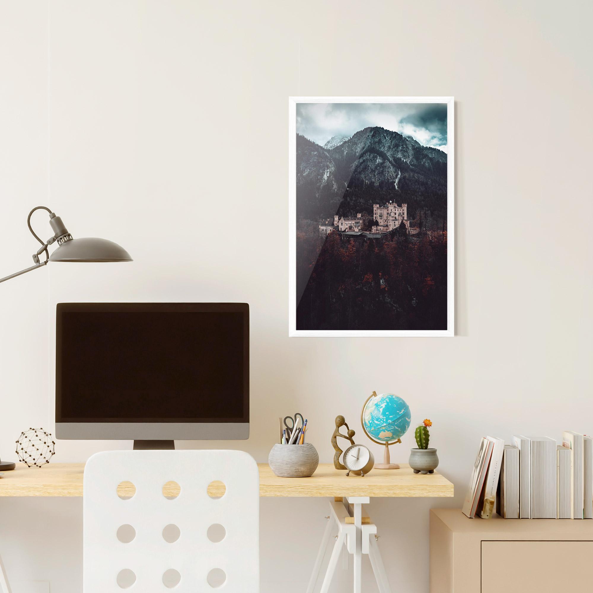 Plakat w Ramie Forest Castle mockup 6
