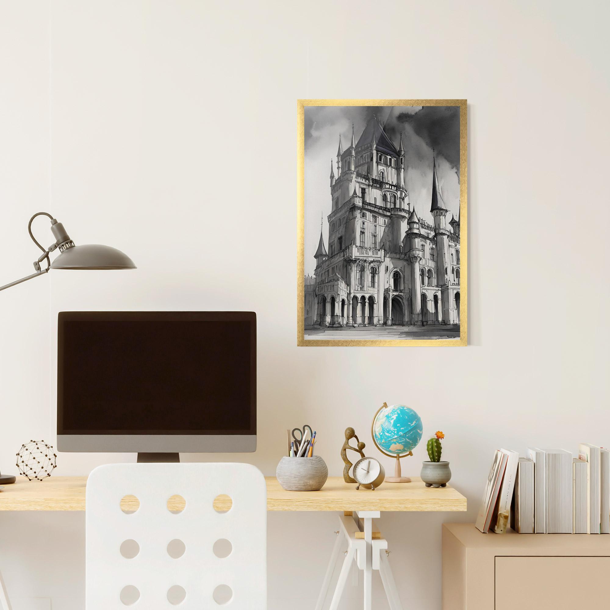 Plakat w Ramie Palace Versailles mockup 6