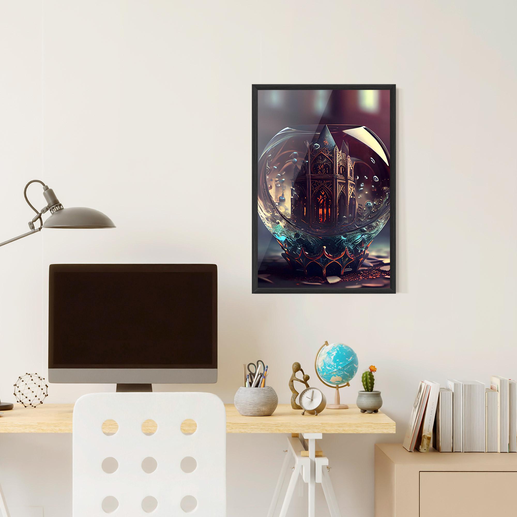 Plakat w Ramie Church Ball mockup 6