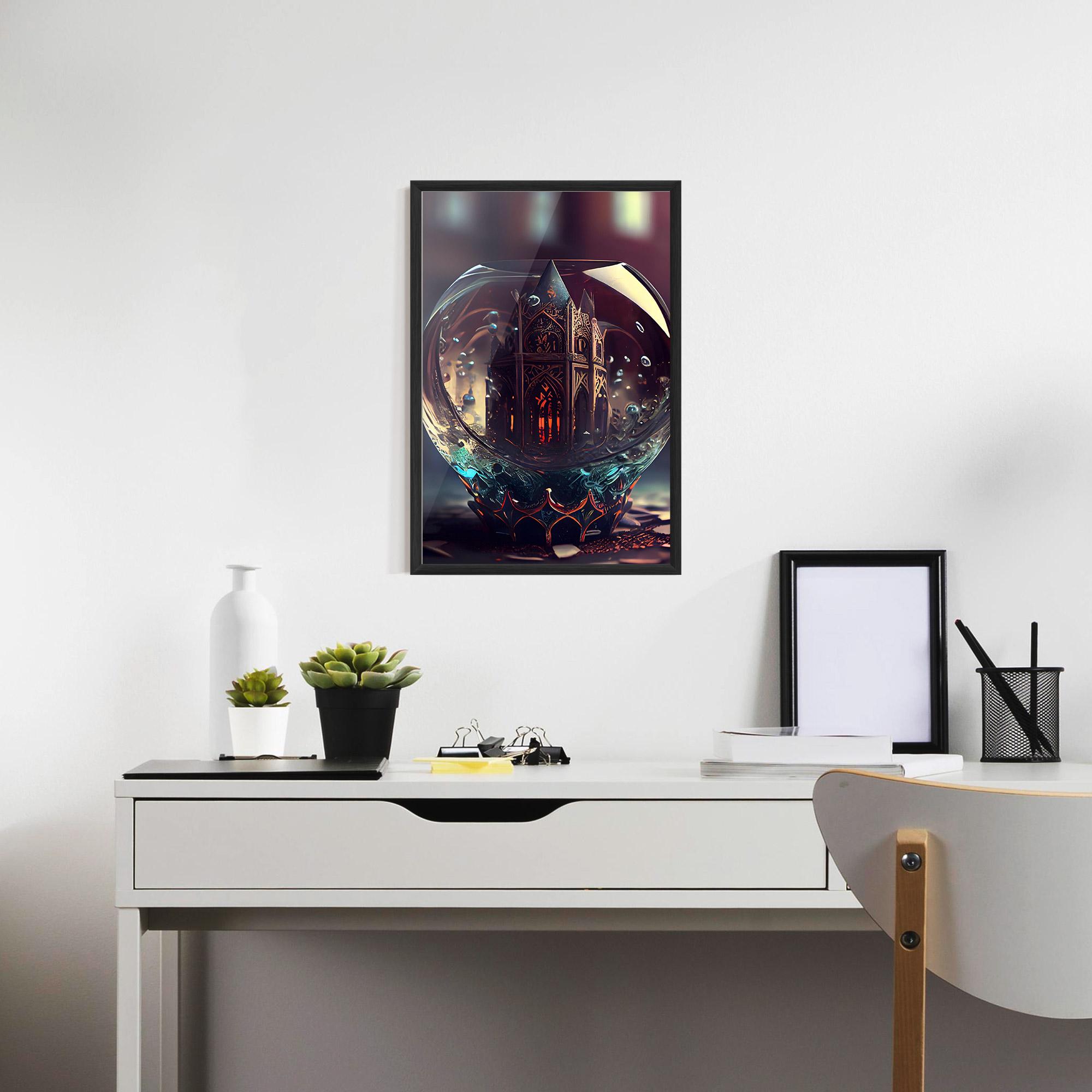 Plakat w Ramie Church Ball mockup 7