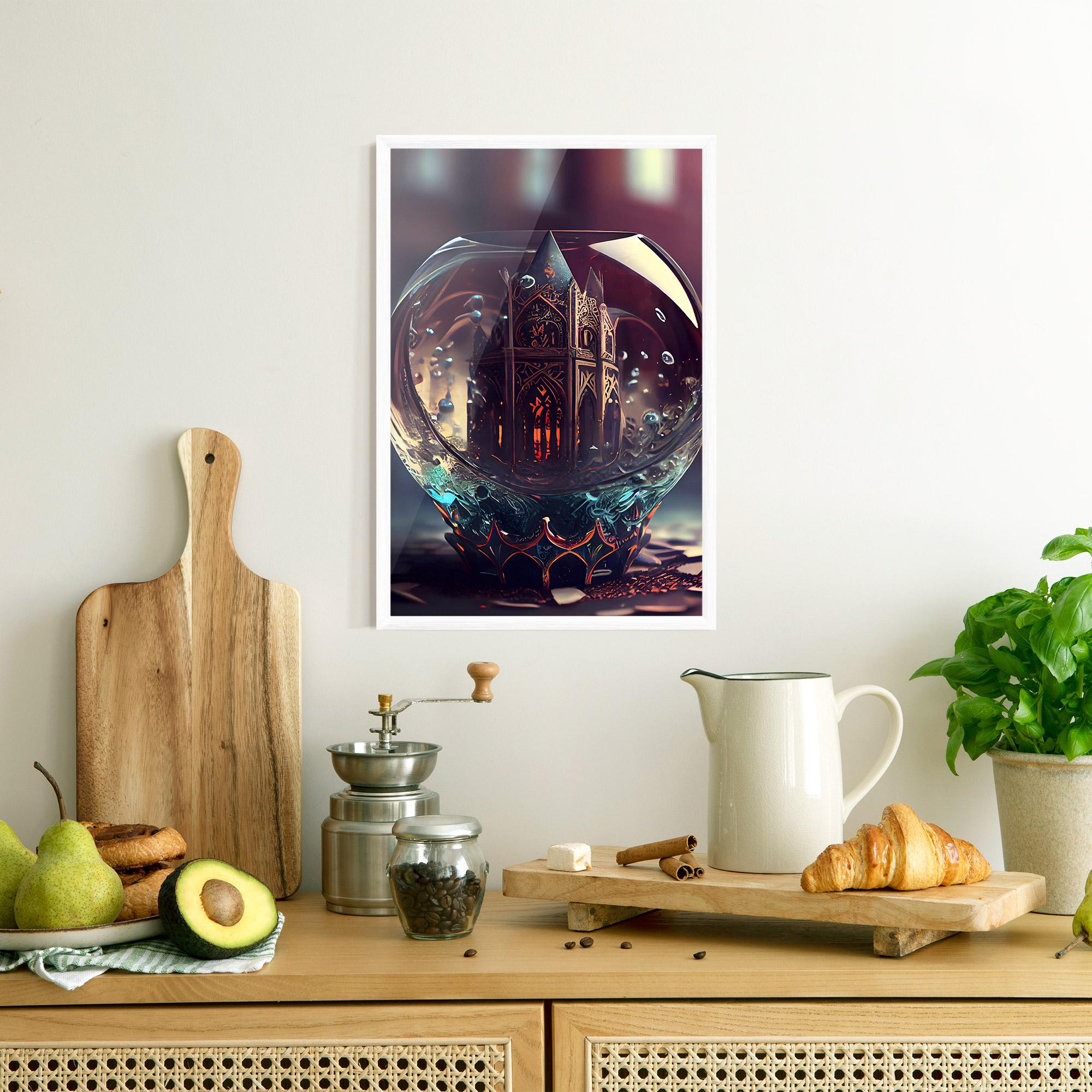 Plakat w Ramie Church Ball mockup 8