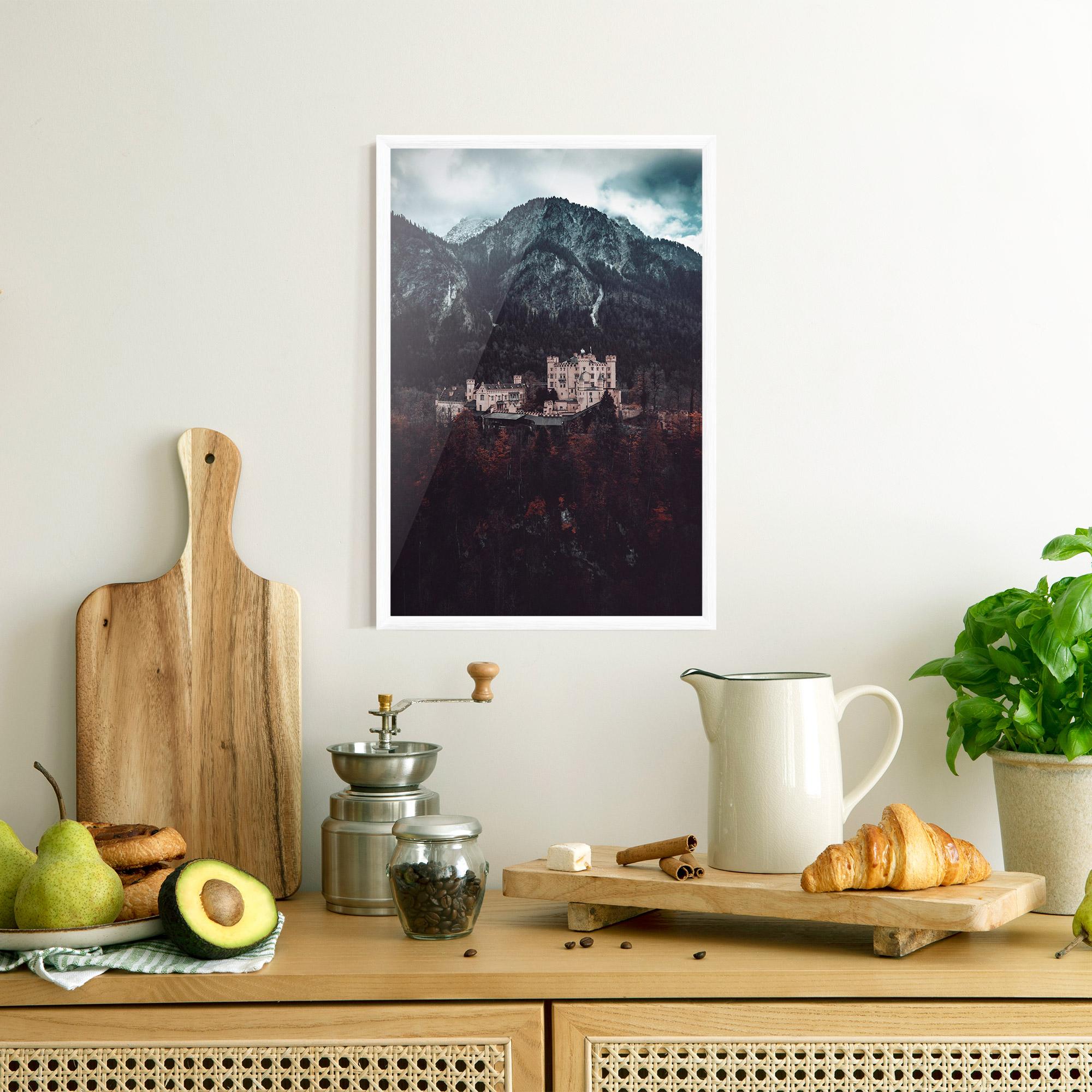 Plakat w Ramie Forest Castle mockup 8