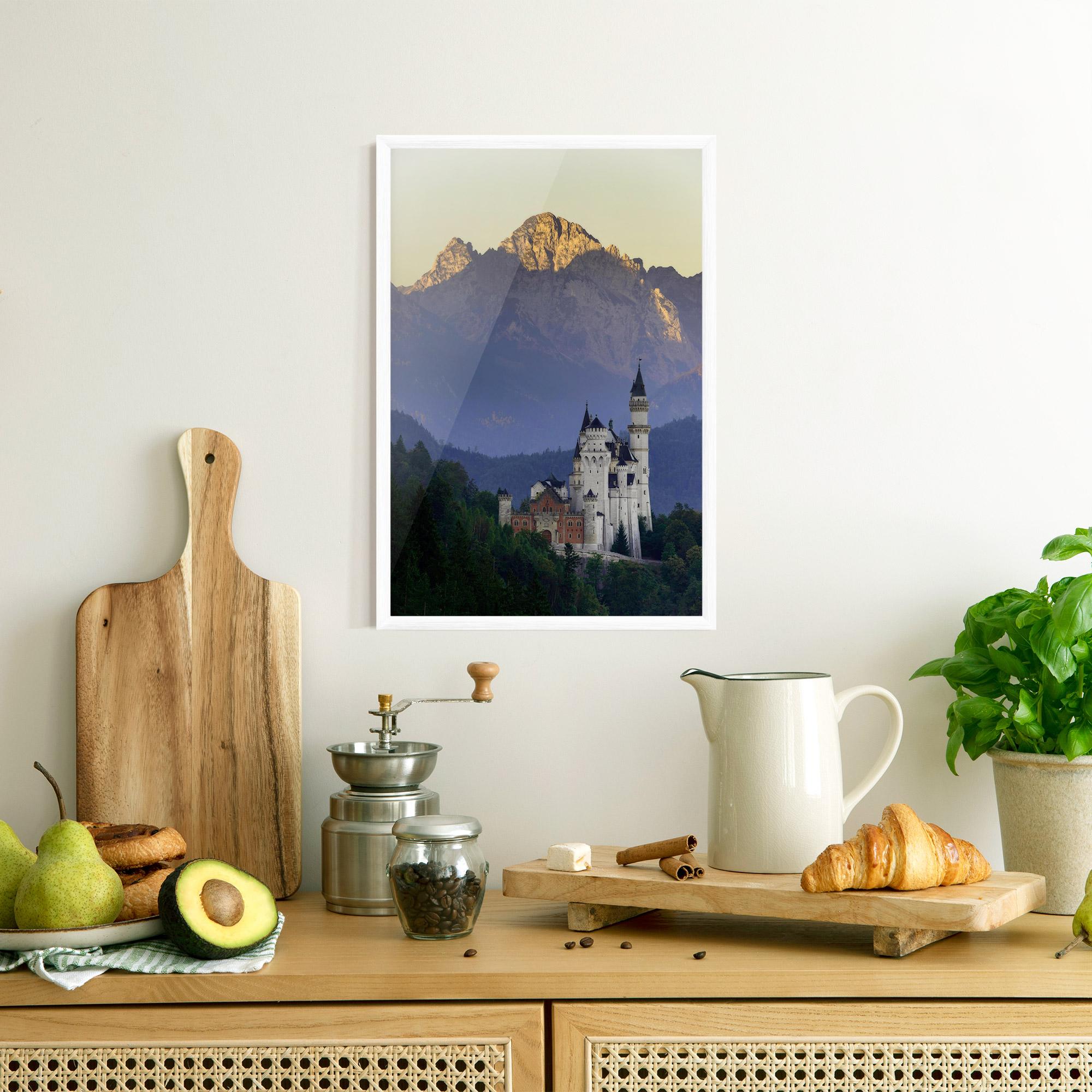 Plakat w Ramie Neuschwanstein Castle mockup 8