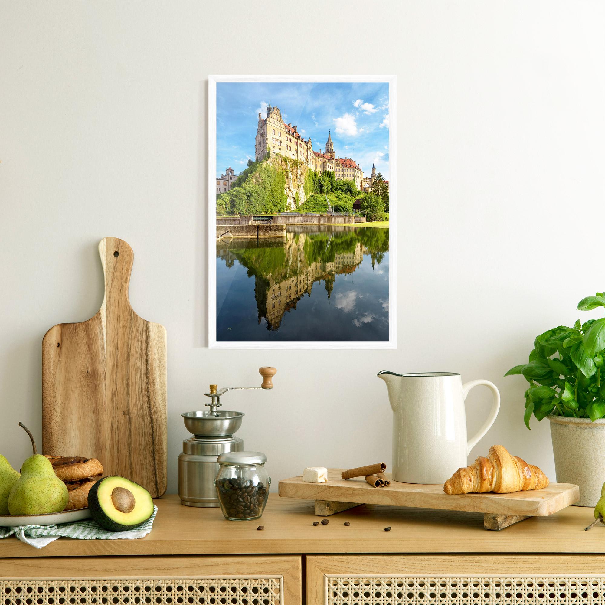 Plakat w Ramie Sigmaringen Castle Germany mockup 8