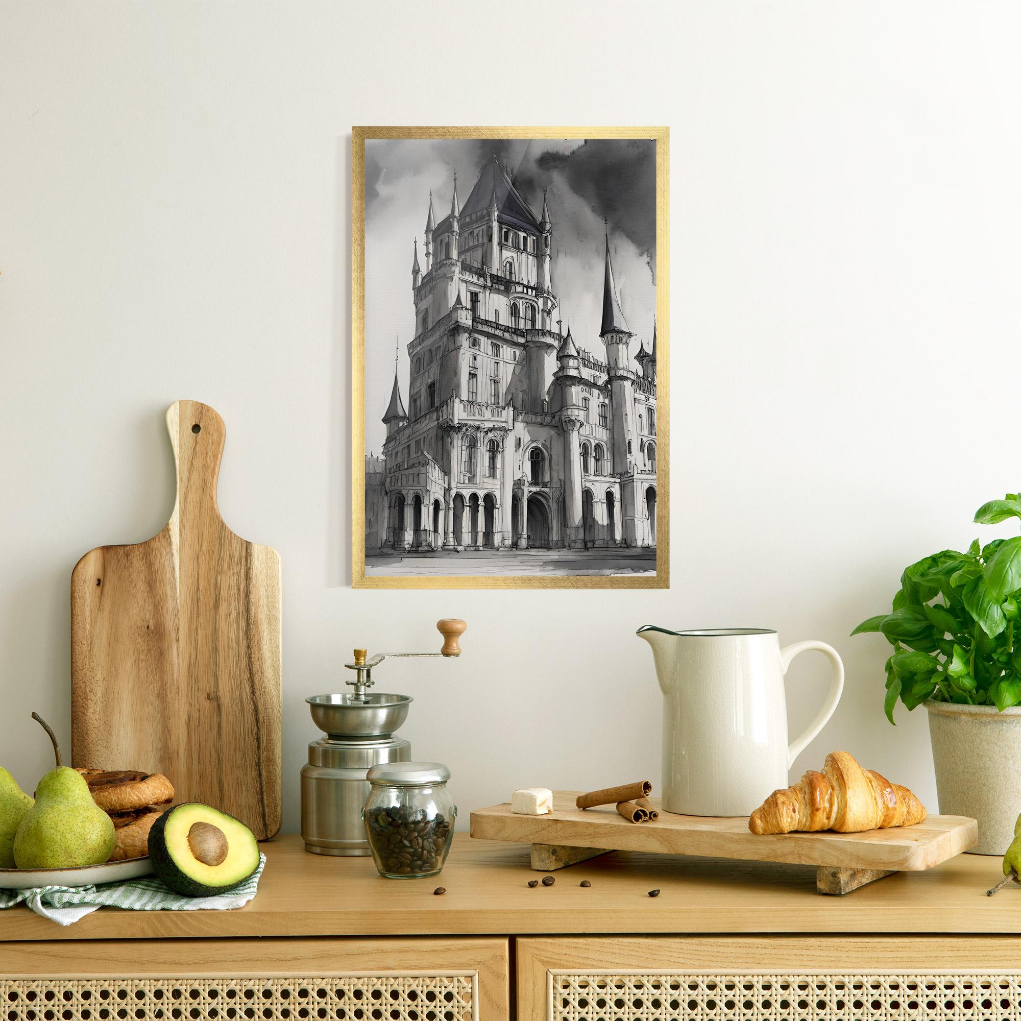 Plakat w Ramie Palace Versailles mockup 8