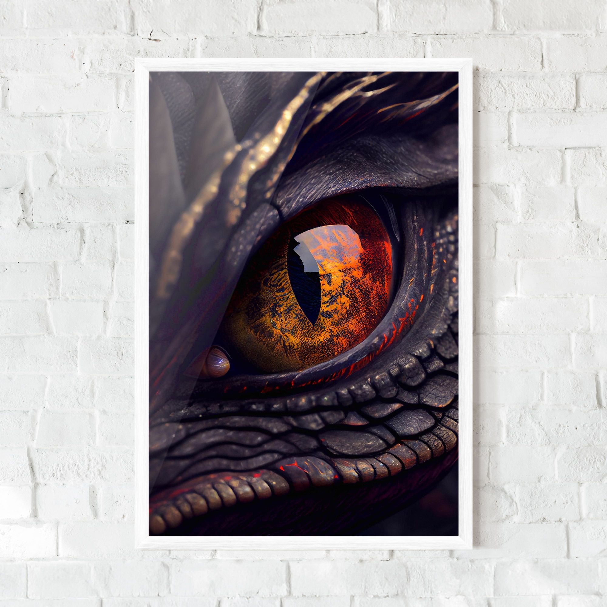 Close Up Red Eye Dragon mockup 0