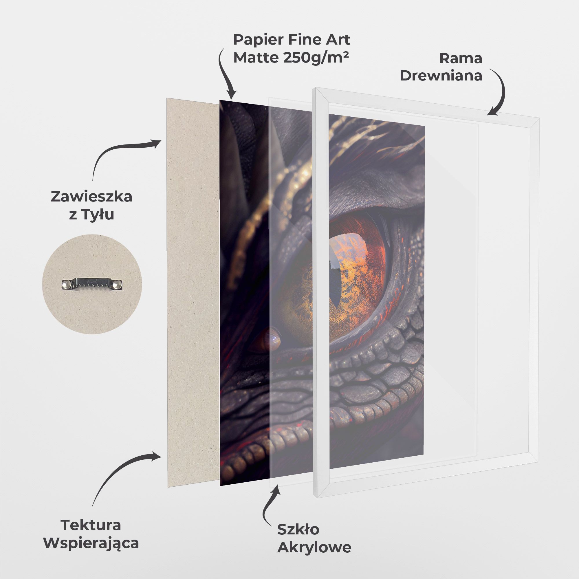 Close Up Red Eye Dragon mockup 1