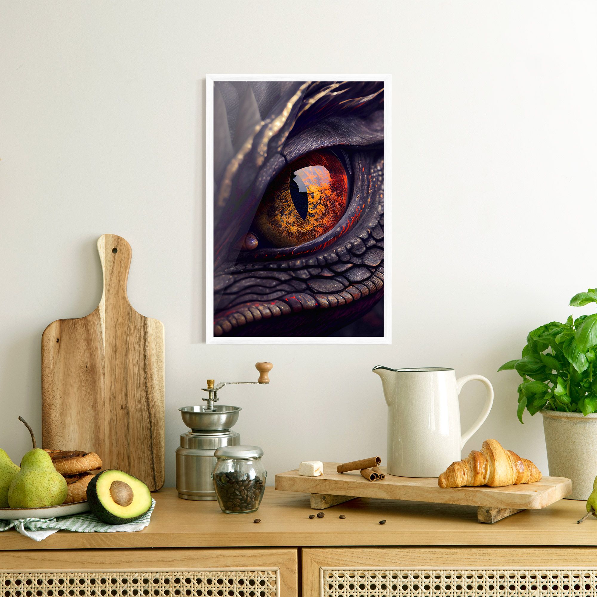 Close Up Red Eye Dragon mockup 8