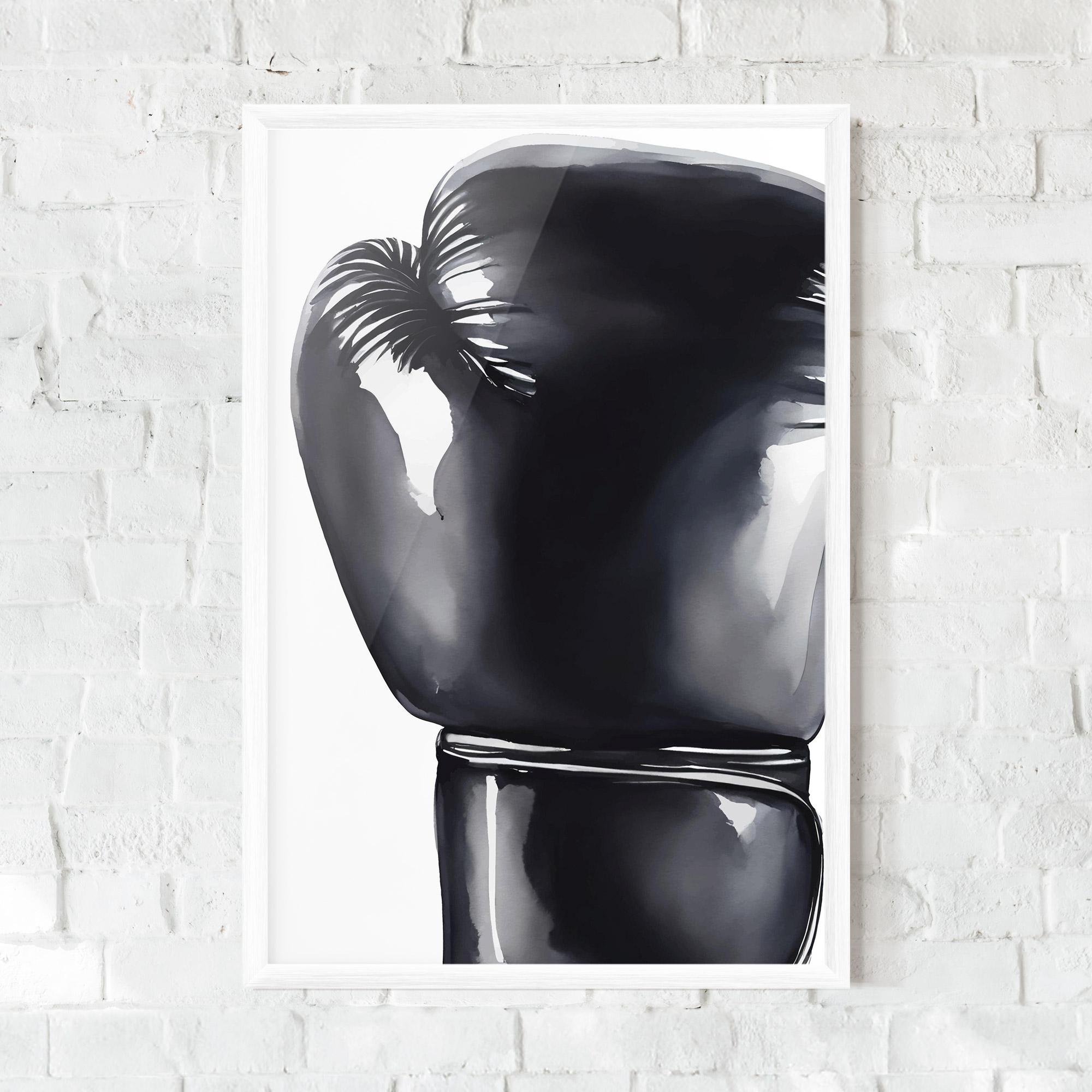 Plakat w Ramie Black Box Glove mockup 0