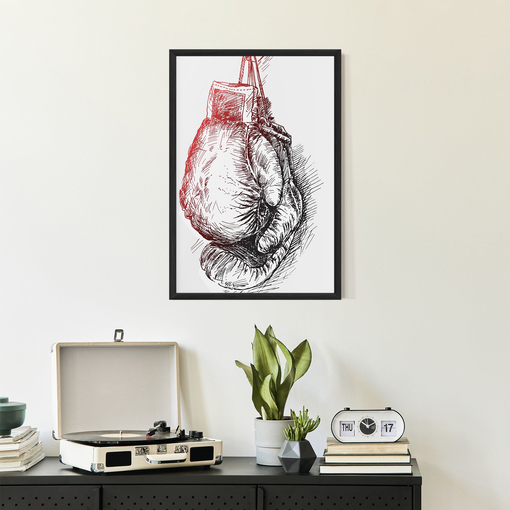 Old Boxing Gloves mockup 2