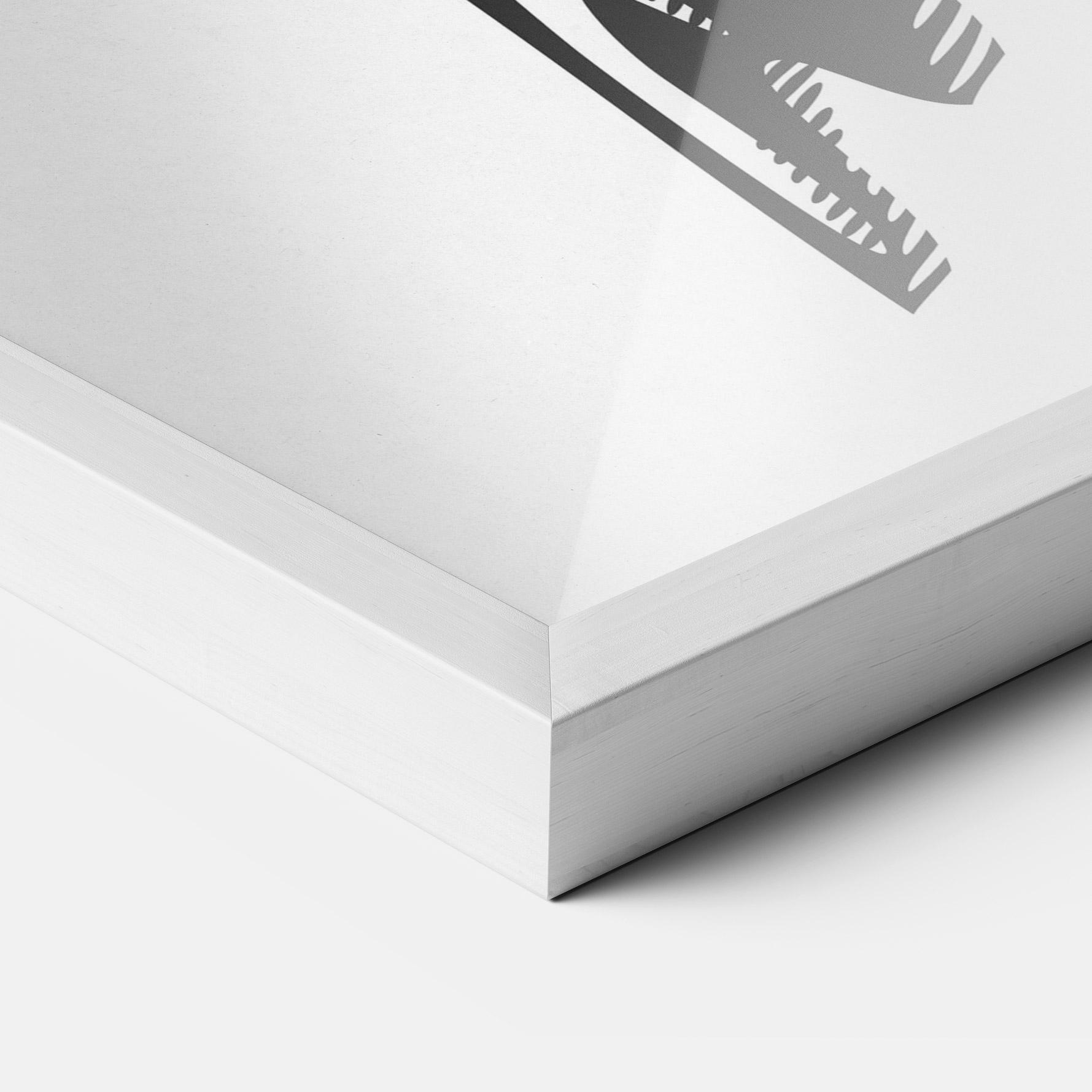 Plakat w Ramie White Hand Boxing mockup 3