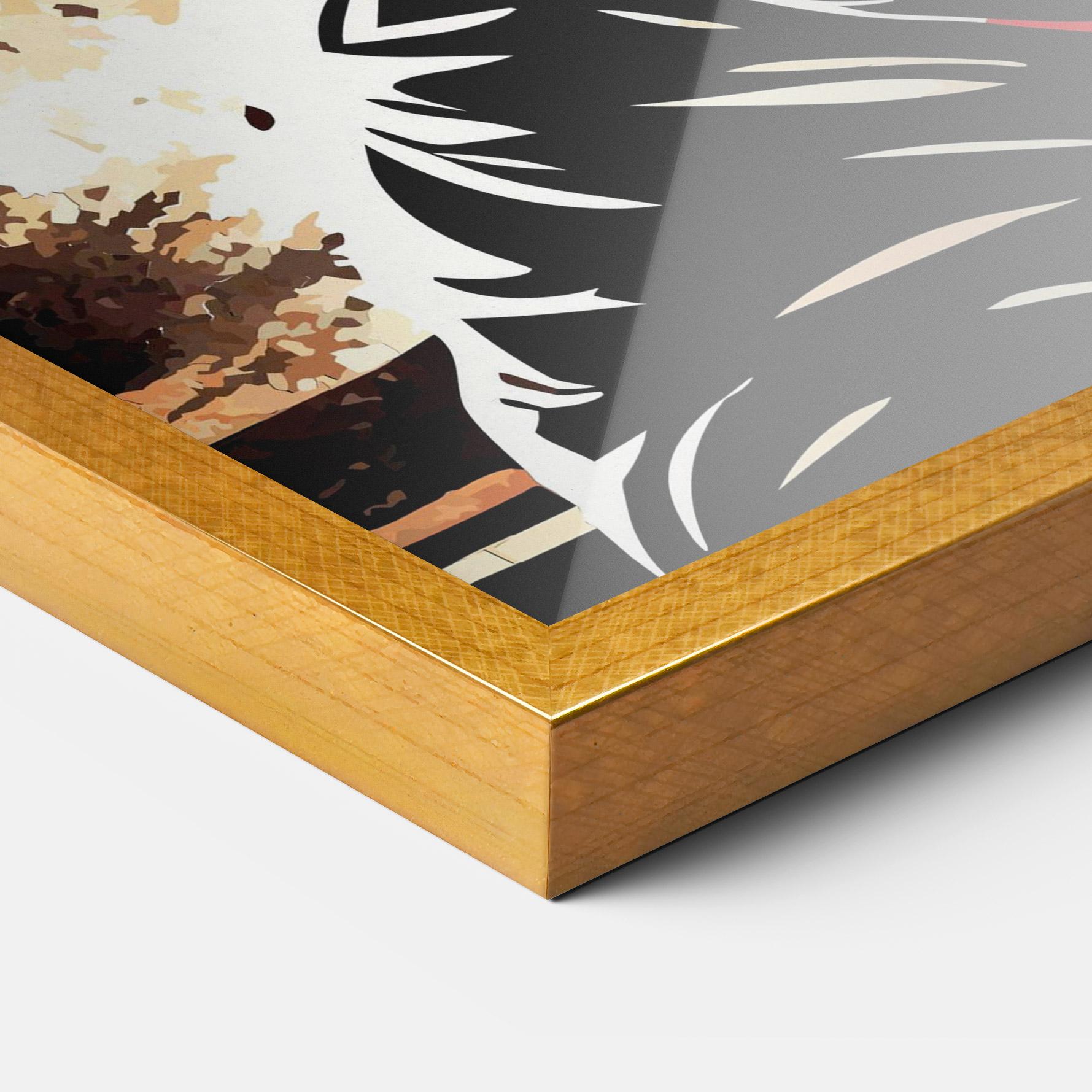 Plakat w Ramie Boxing Video Game mockup 3