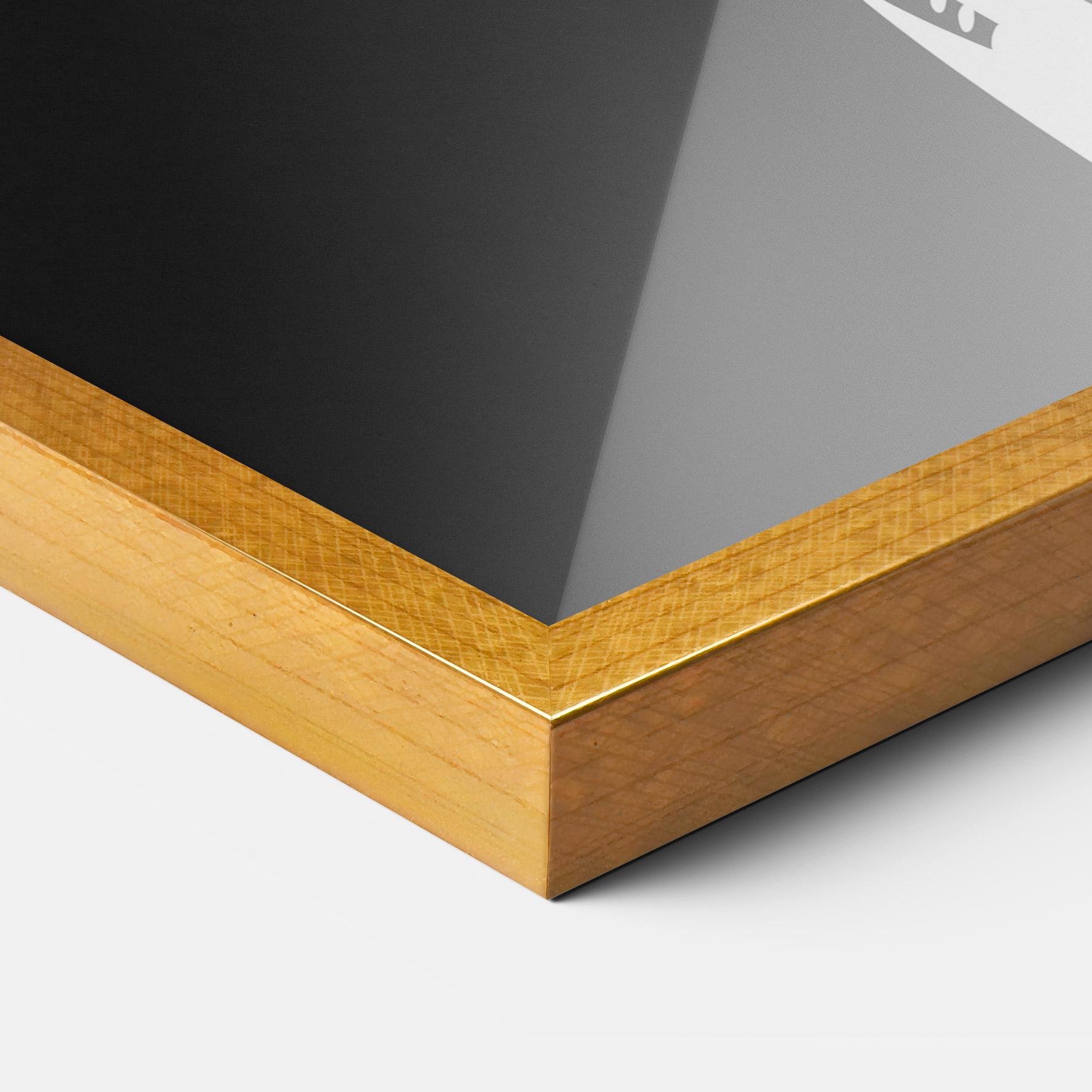 Plakat w Ramie Grey Hand Boxing mockup 3