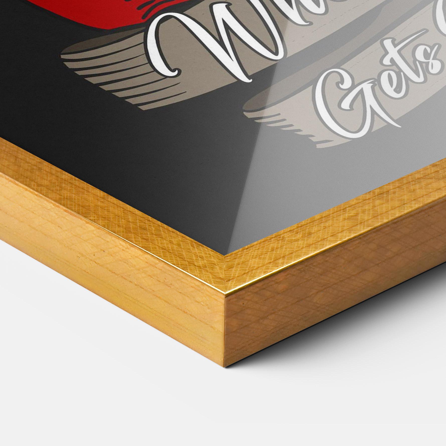 Plakat w Ramie Pitbull Boxer mockup 3