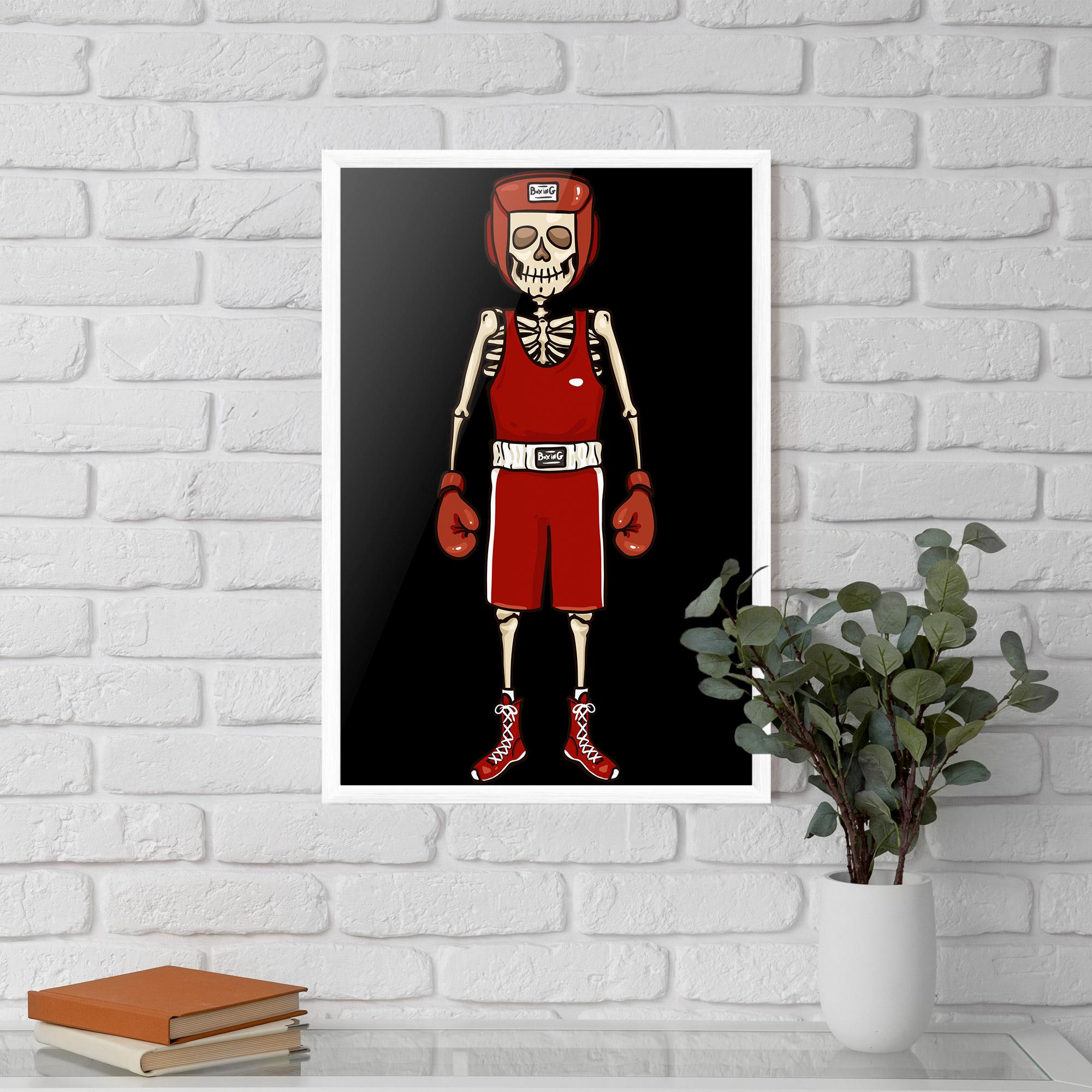 Plakat w Ramie Bones Box mockup 5